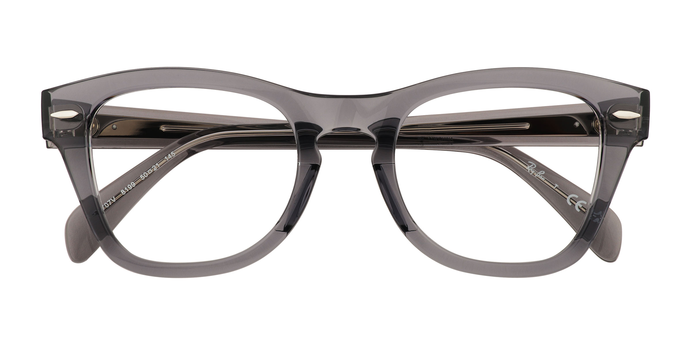 Transparent Gray Ray-Ban RB0707V -  Plastic Eyeglasses