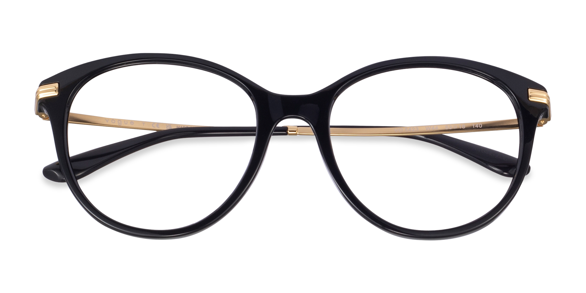 Shiny Black Vogue Eyewear VO5423 -  Plastique Lunettes de vue