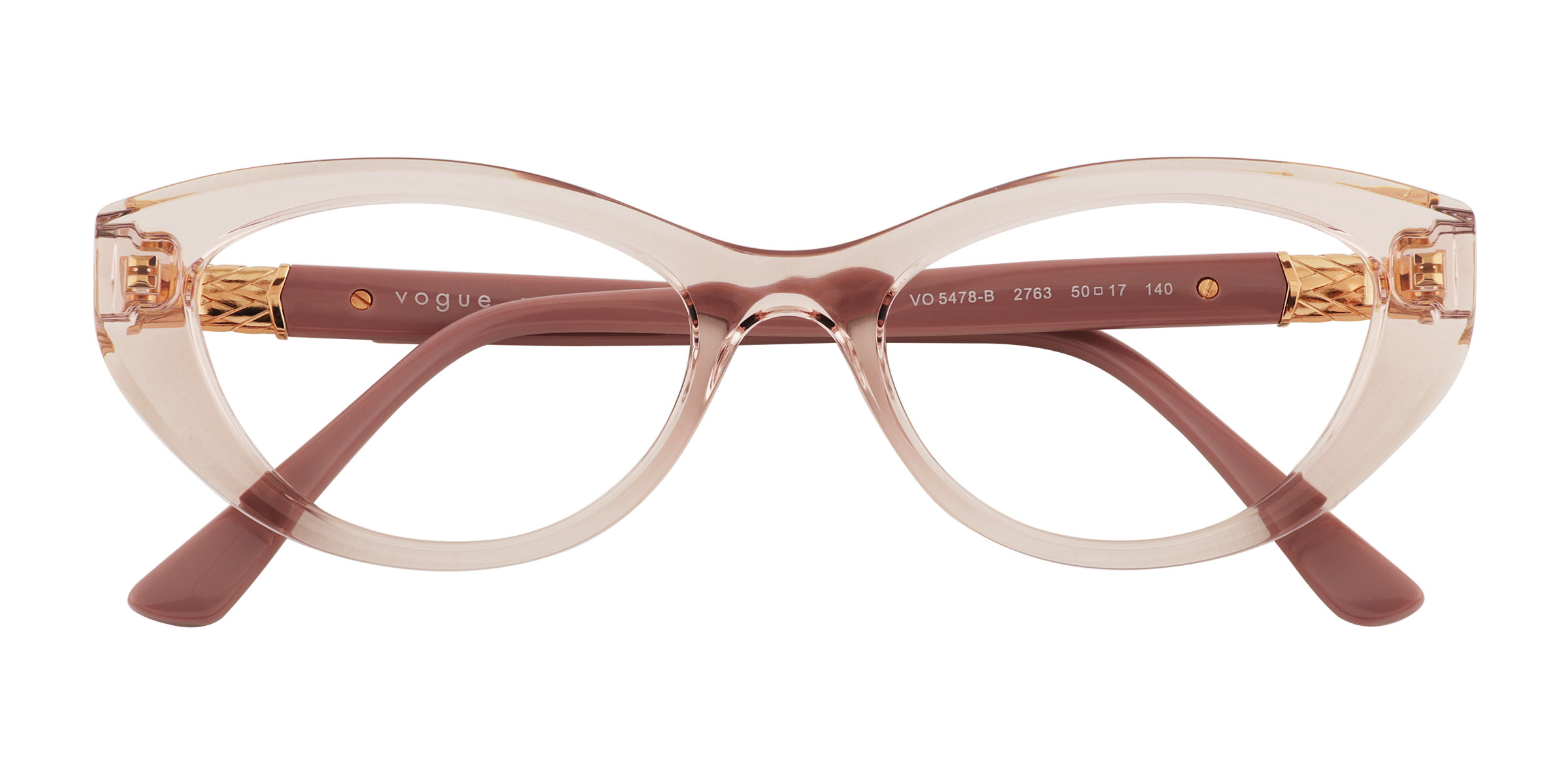Clear Pink Vogue Eyewear VO5478B -  Plastic Eyeglasses