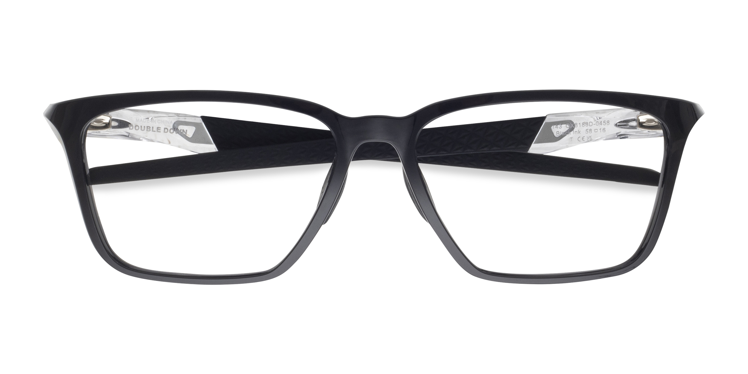 Black  Oakley Double Down -  Plastic Eyeglasses