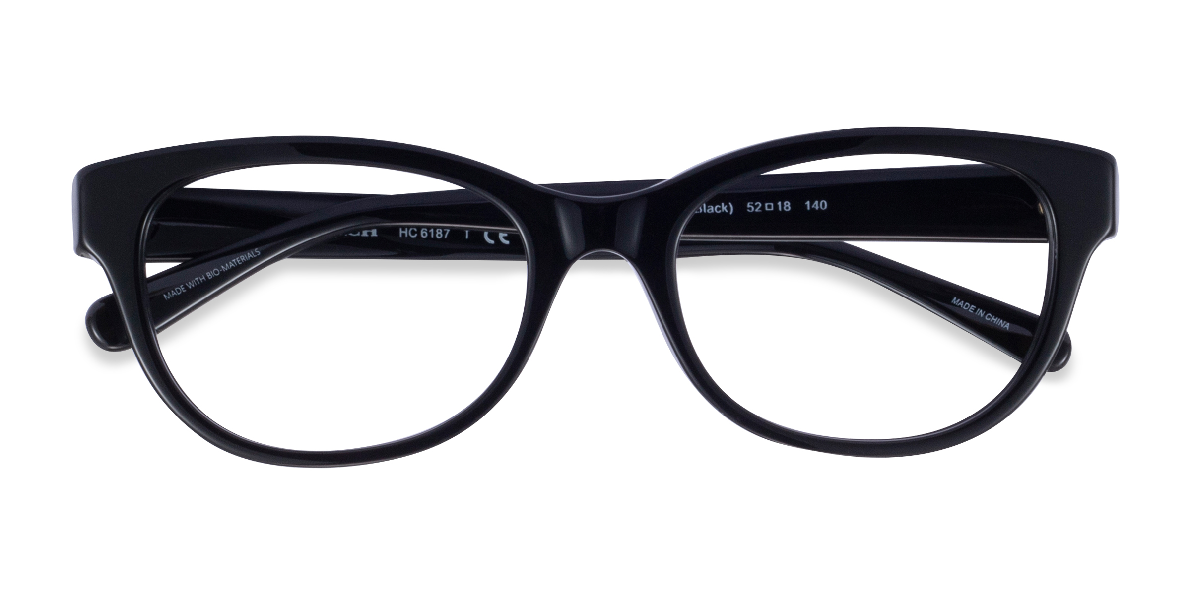 Shiny Black Coach HC6187 -  Acétate Lunettes de vue