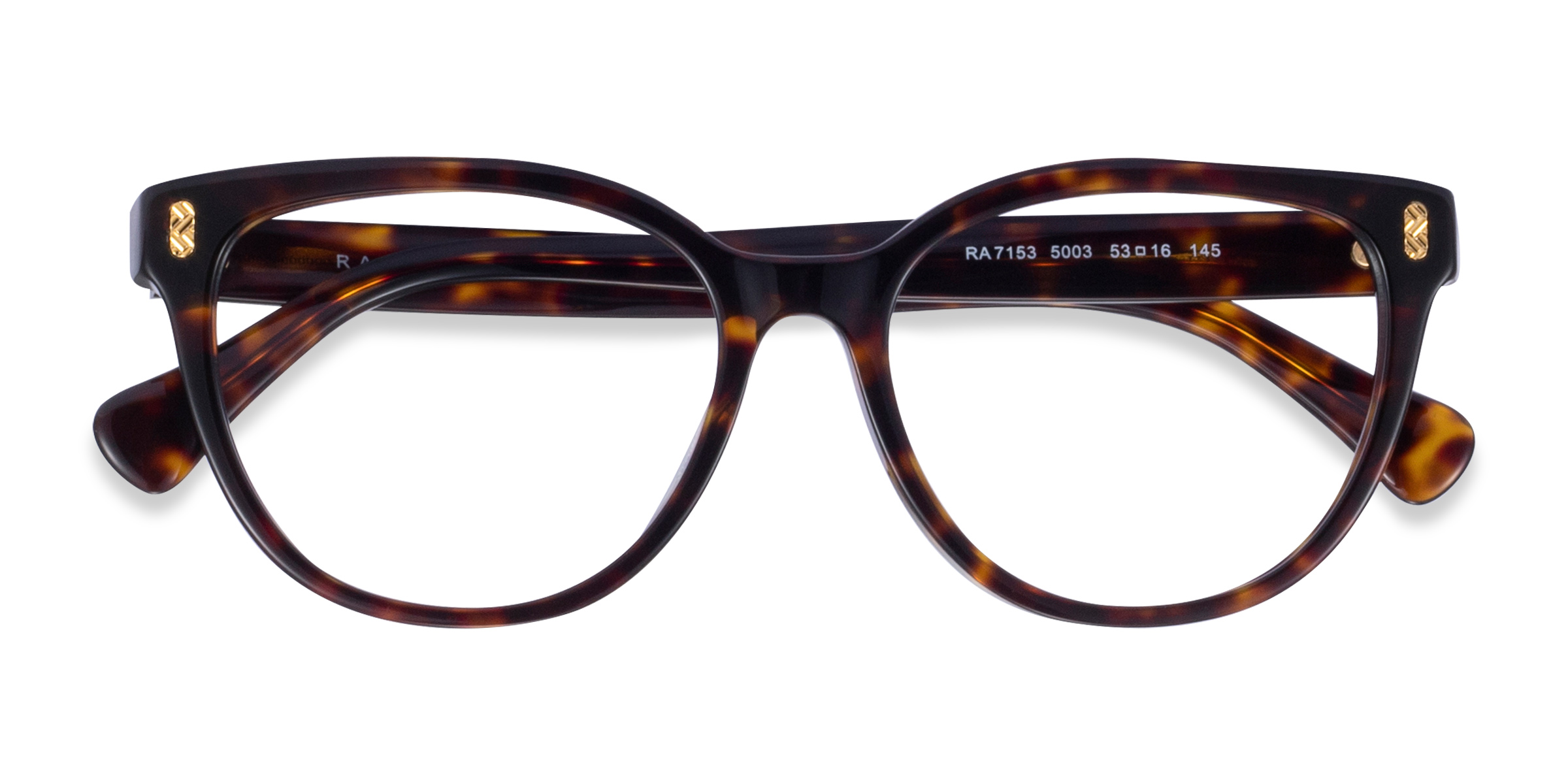 Dark Tortoise Ralph RA7153 -  Acetate Eyeglasses