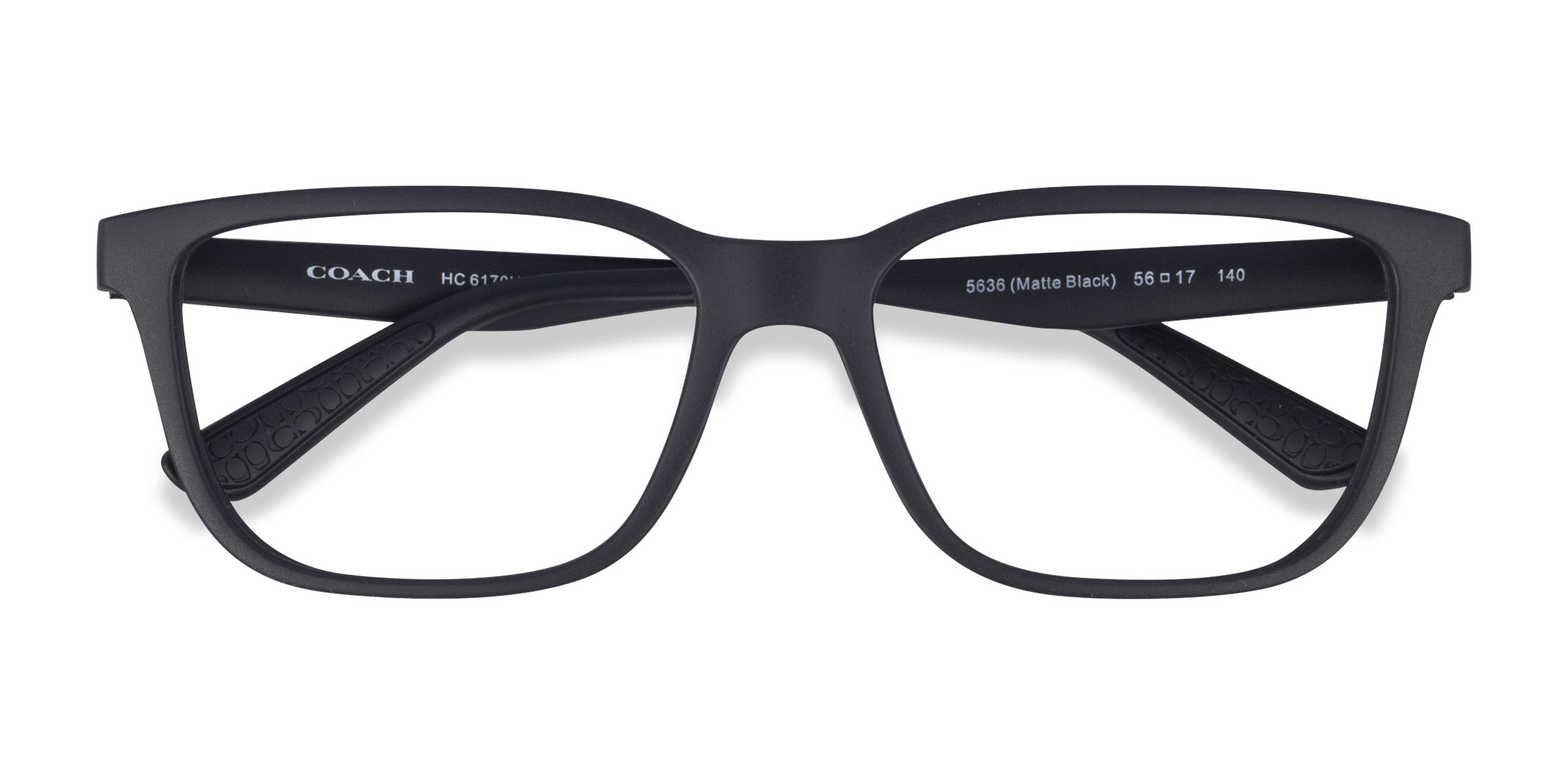 Matte Black Coach HC6170U -  Plastic Eyeglasses