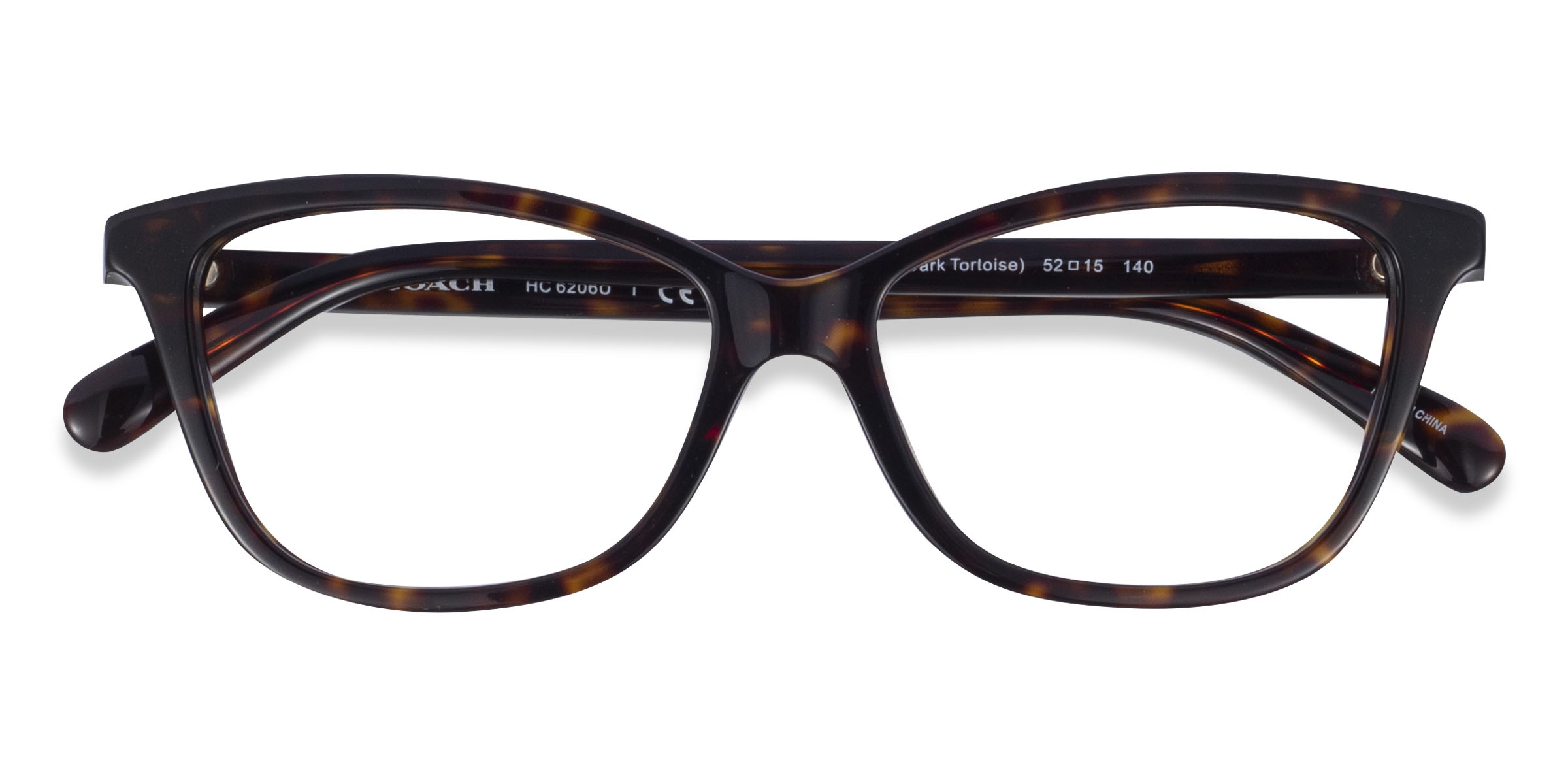 Écaille Noire Coach HC6206U -  Acétate Lunettes de vue