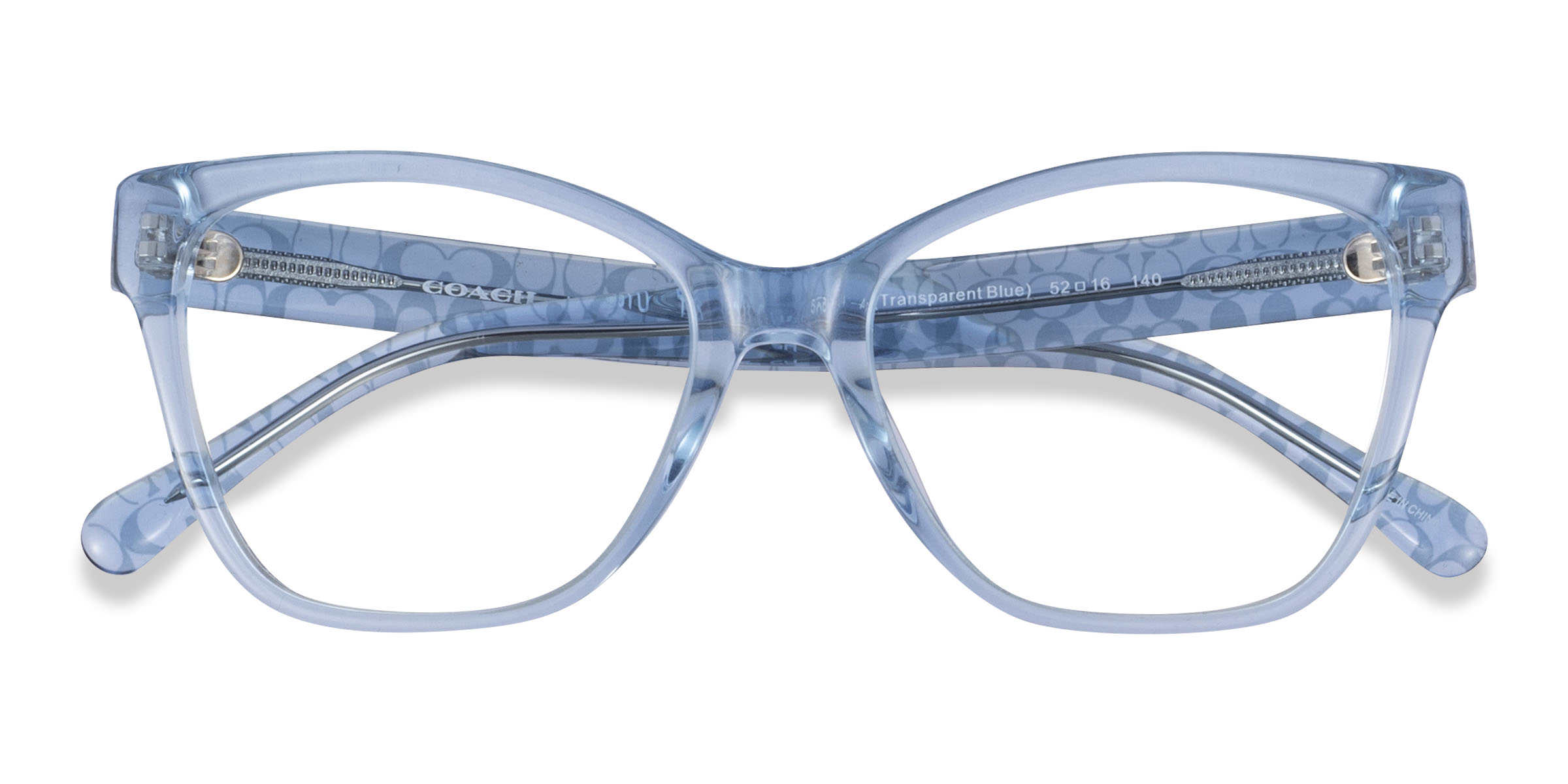 Transparent Blue Coach HC6207U -  Acétate Lunettes de vue