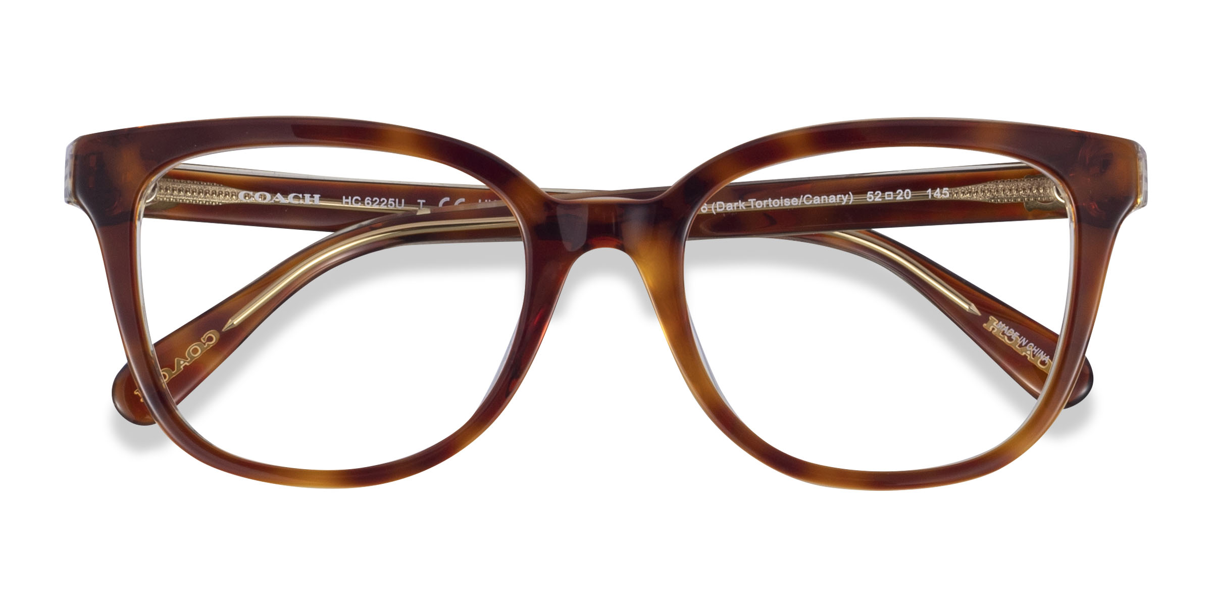 Dark Tortoise Coach HC6225U -  Acetate Eyeglasses