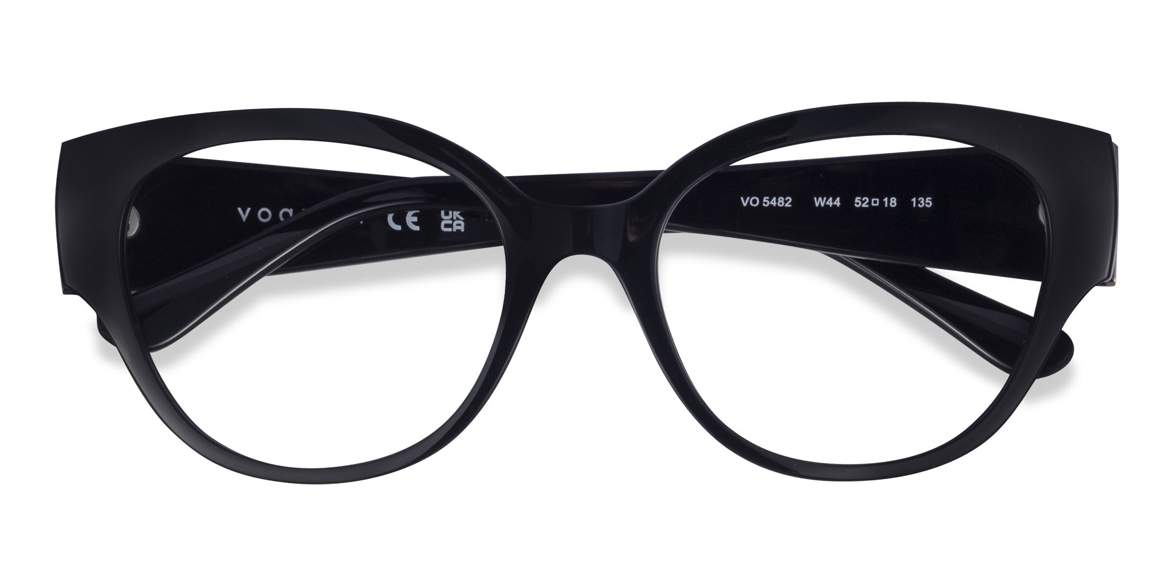 Shiny Black Vogue Eyewear VO5482 - Plastique Lunettes de vue
