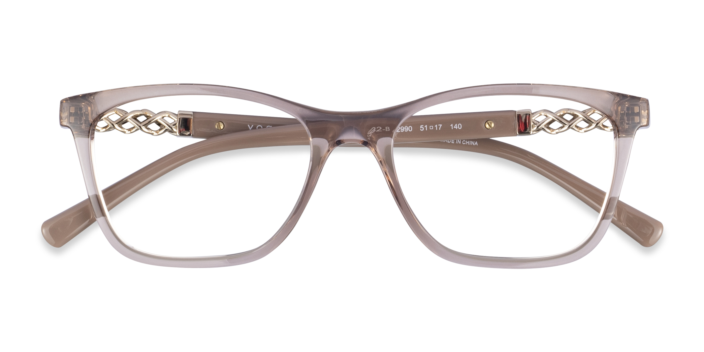 Transparent Caramel Vogue Eyewear VO5632B -  Plastique Lunettes de vue