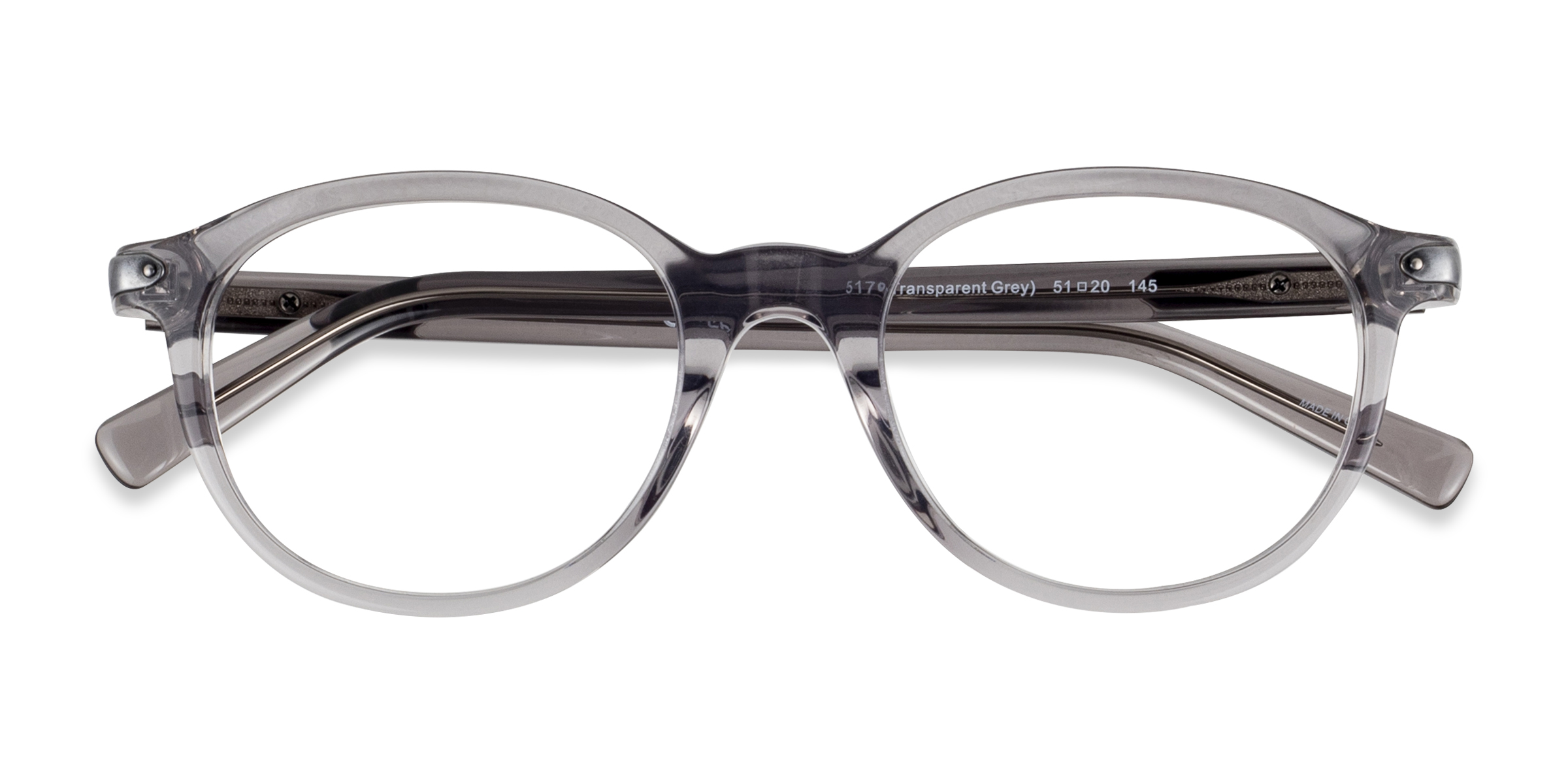 Transparent Gray Coach HC6167U -  Acetate Eyeglasses