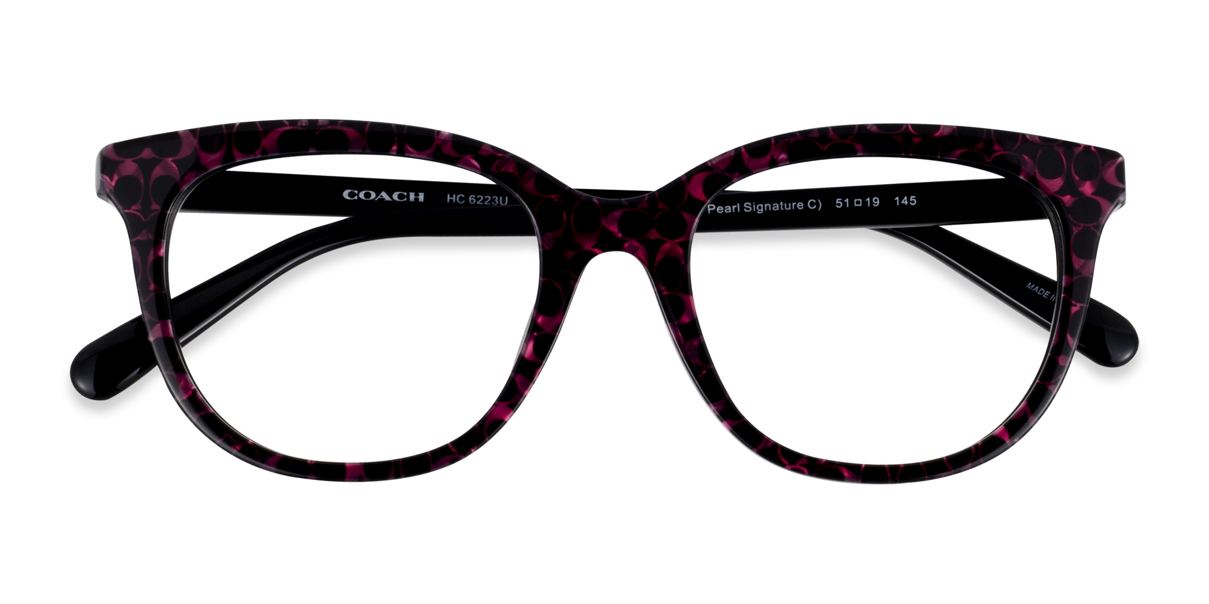 Ruby Pearl Signature C Coach HC6223U -  Acetate Eyeglasses