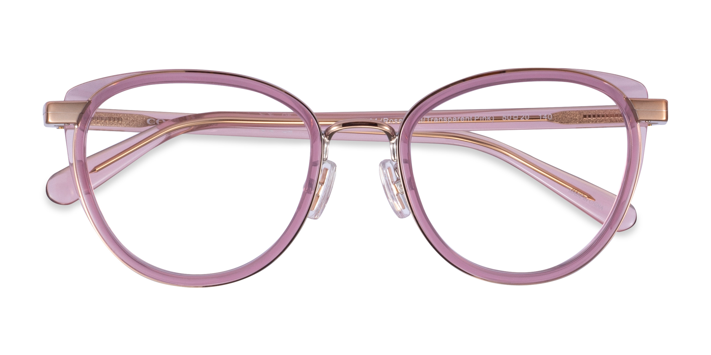Transparent Pink Coach HC5154 -  Acetate Eyeglasses