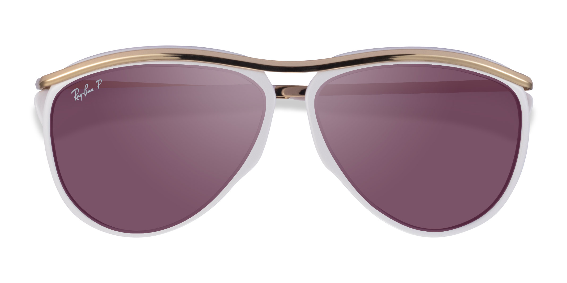 Blanche Ray-Ban RB2219 -  Métal Lunettes de soleil