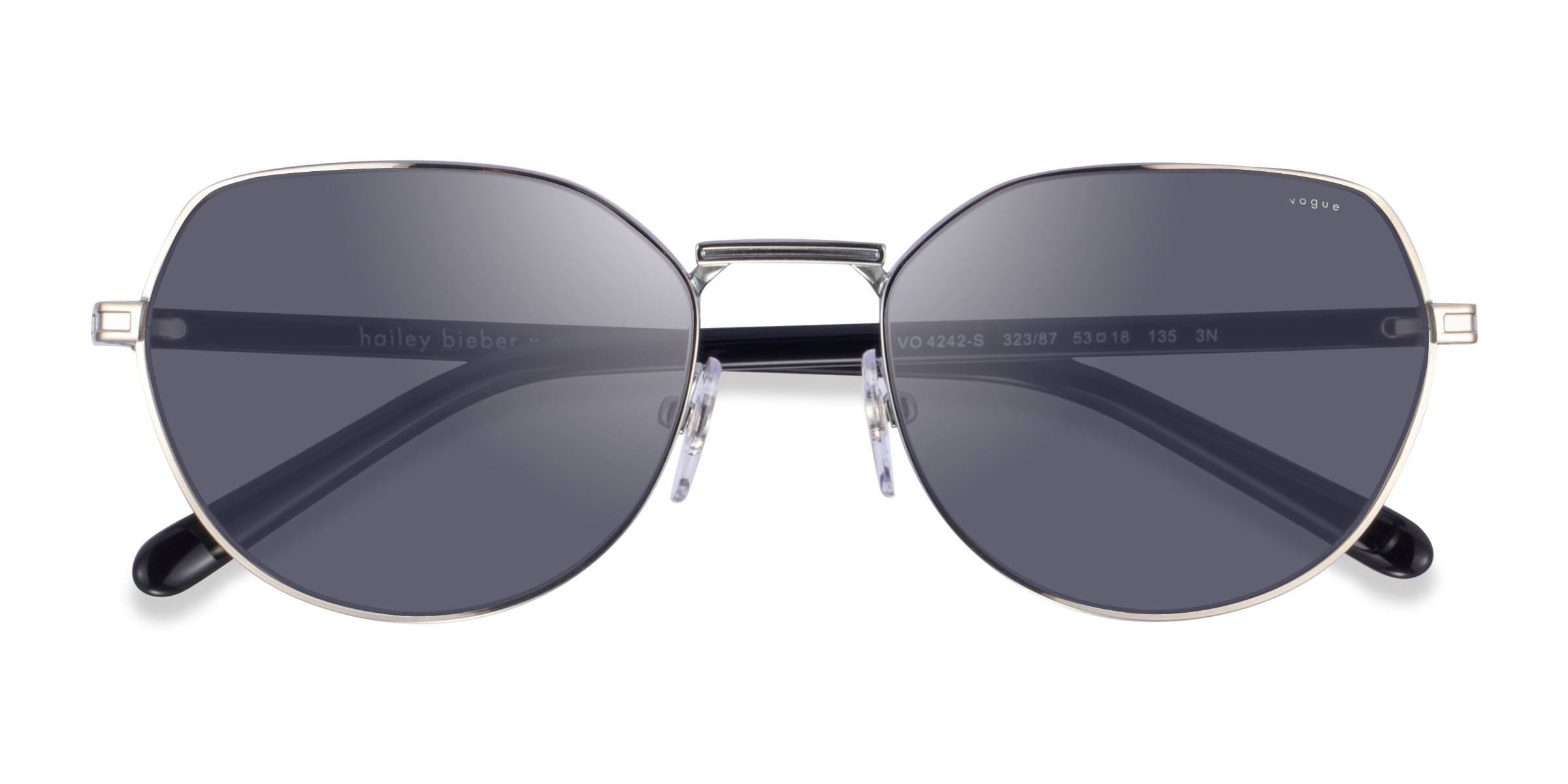 Argenté Vogue Eyewear VO4242S -  Métal Lunettes de soleil