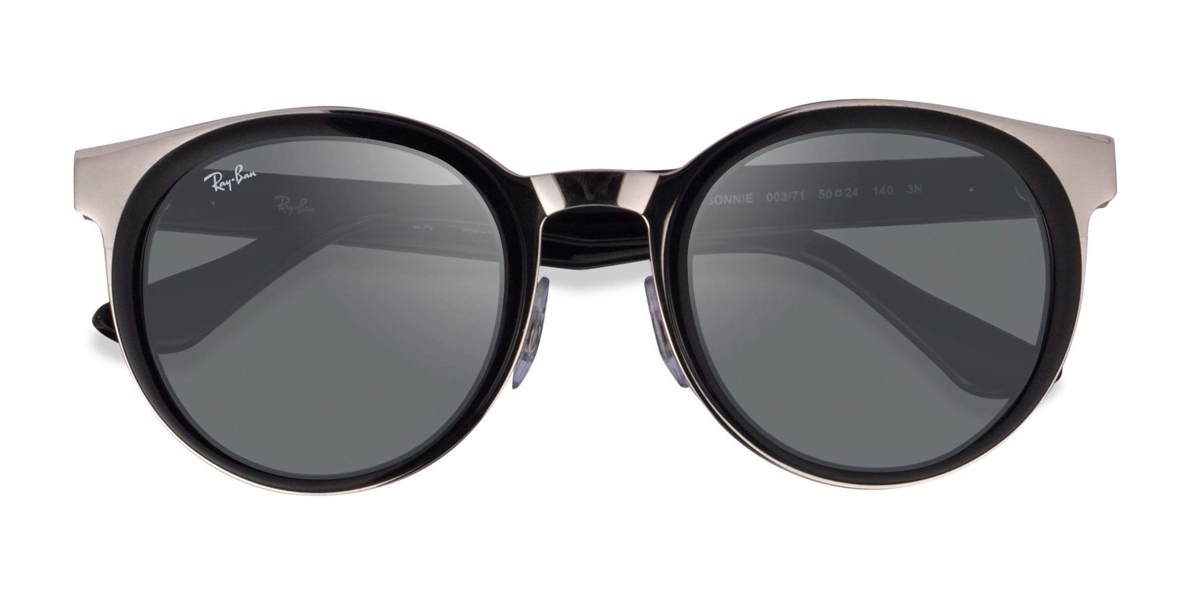 Black Silver Ray-Ban RB3710 Bonnie -  Métal Lunettes de soleil
