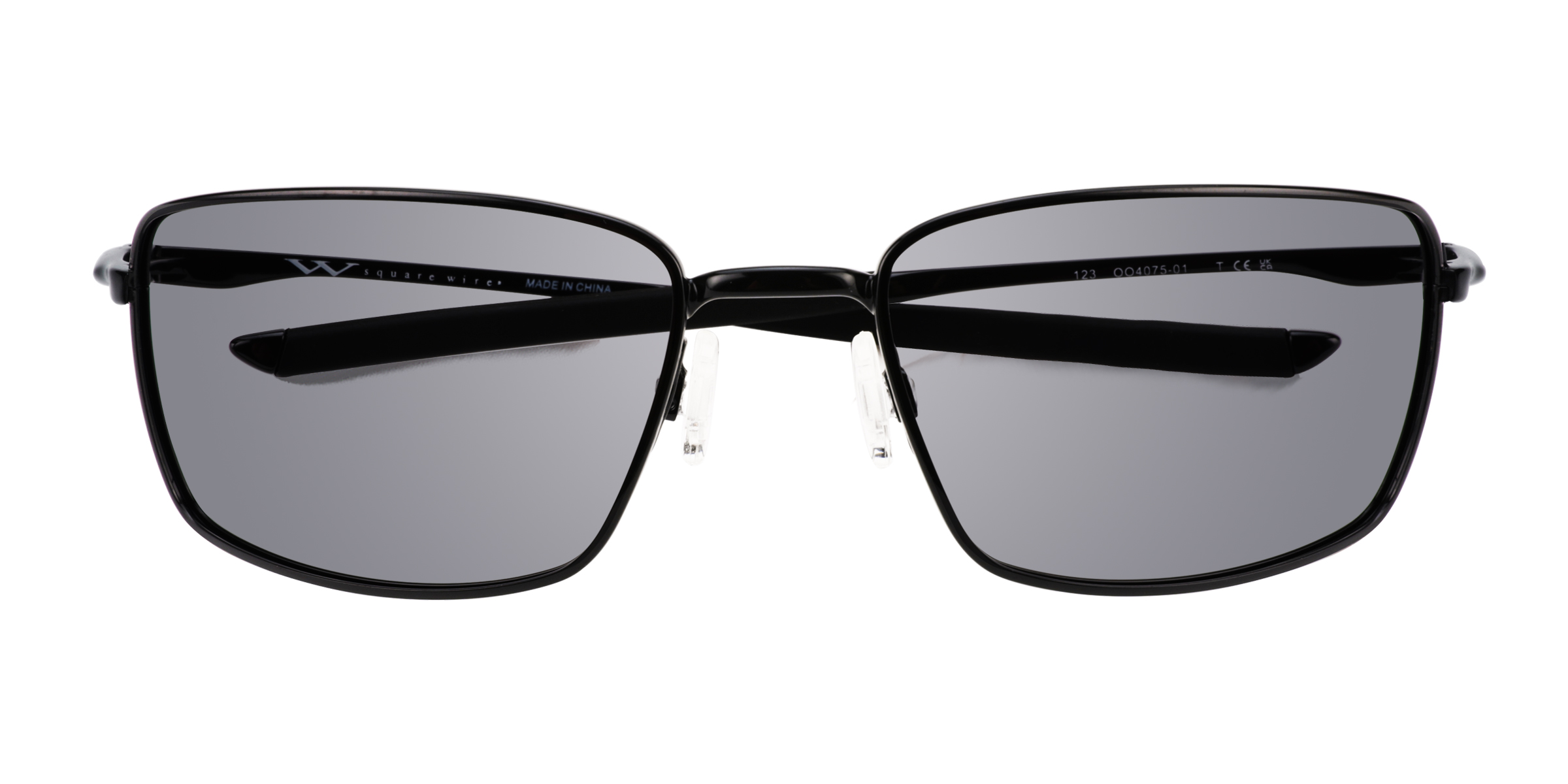 Polished Black Oakley Square Wire -  Métal Lunettes de soleil