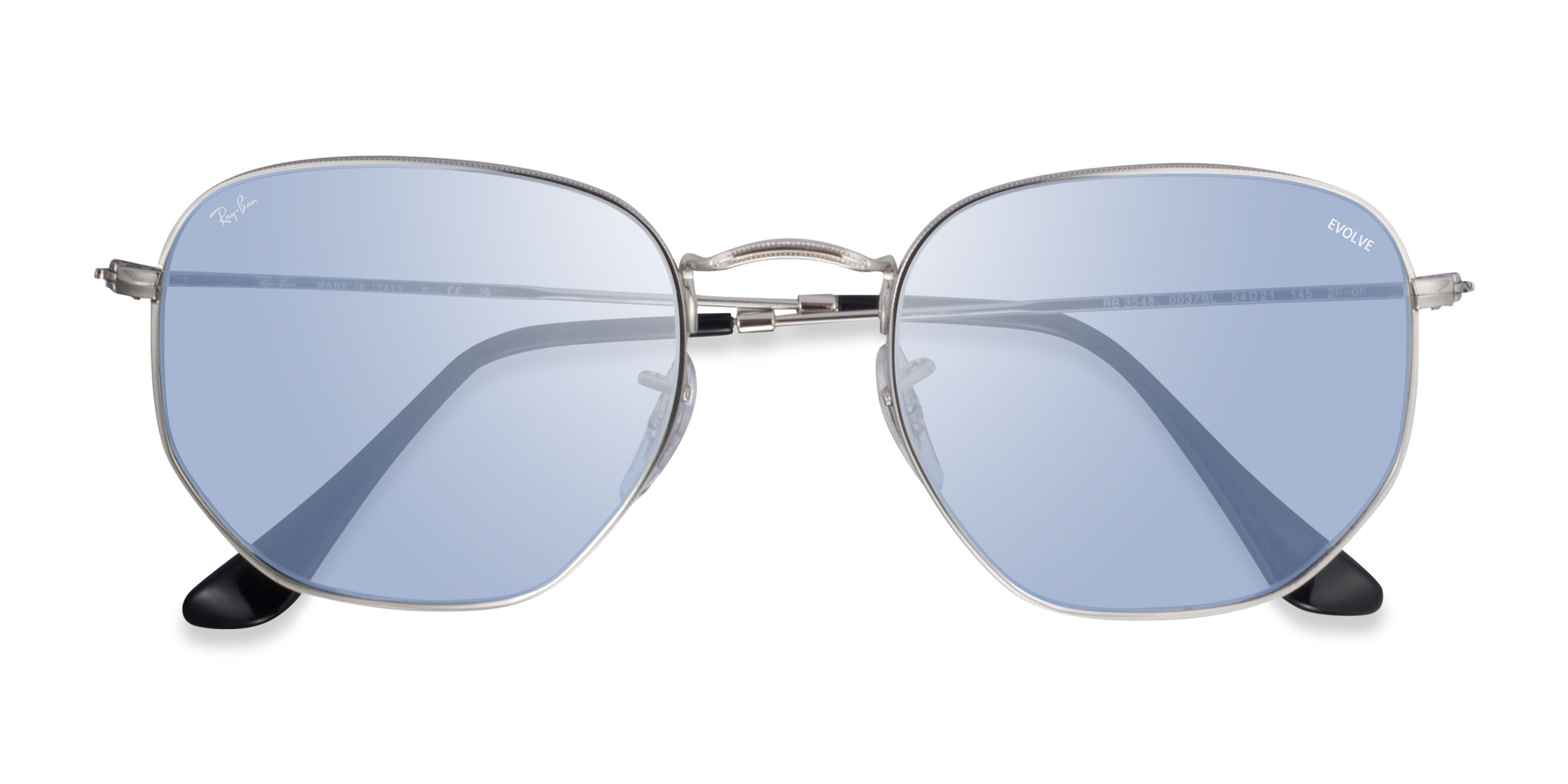 Shiny Silver Ray-Ban RB3548 -  Métal Lunettes de soleil