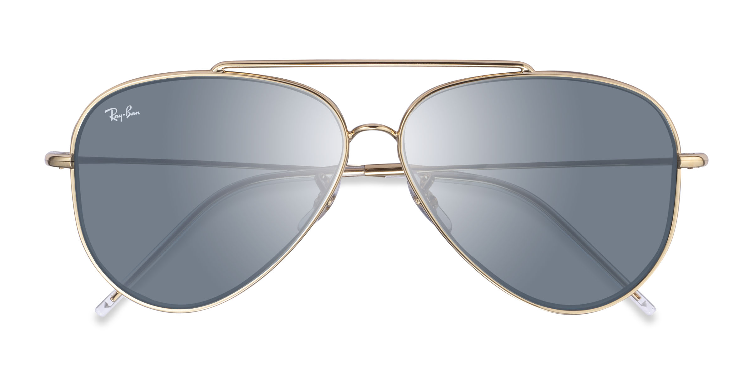 Doré Ray-Ban RBR0101S Reverse -  Métal Lunettes de soleil