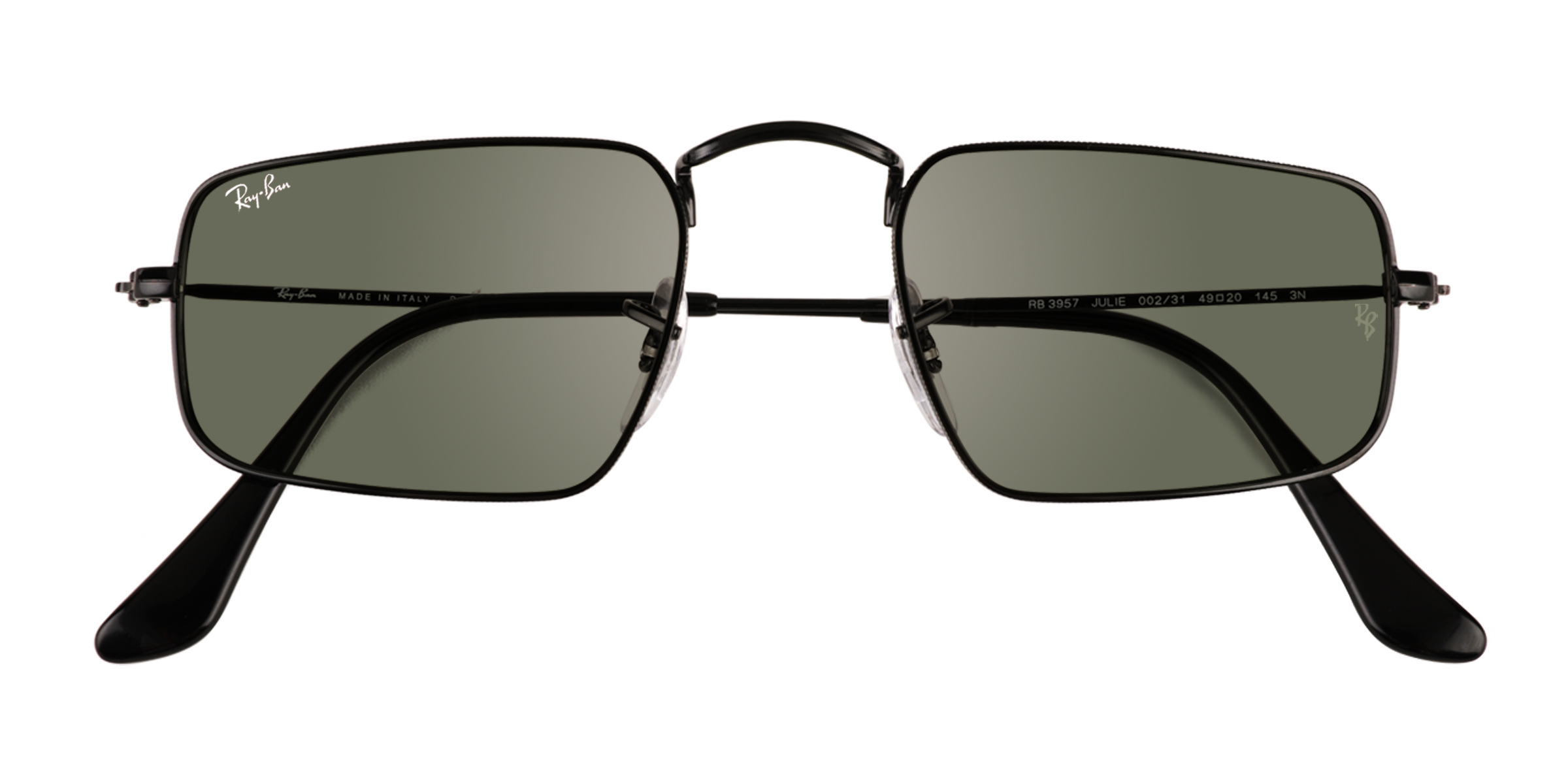 Shiny Black Ray-Ban RB3957 Julie -  Métal Lunettes de soleil