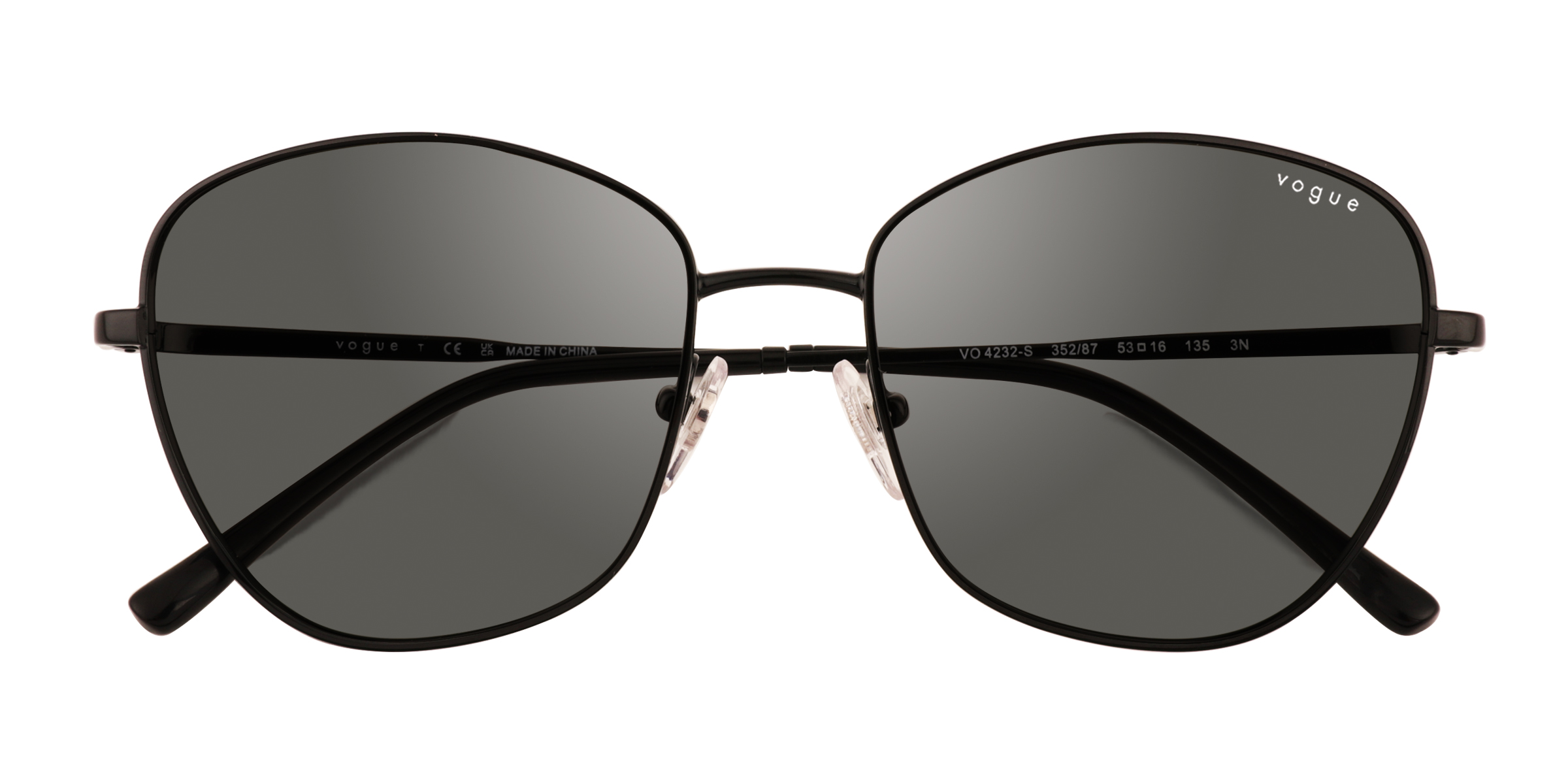 Noir Vogue Eyewear VO4232S -  Métal Lunettes de soleil