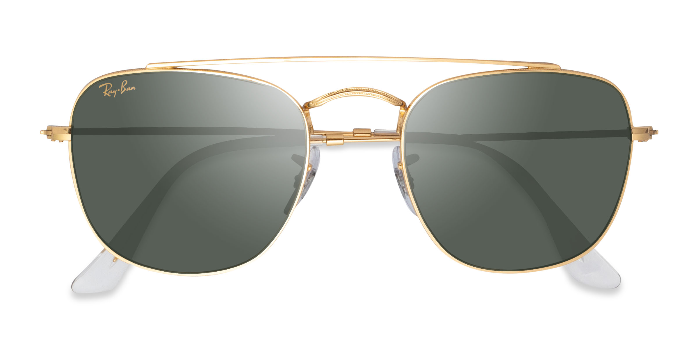 Gold Ray-Ban RB3557 -  Metal Sunglasses