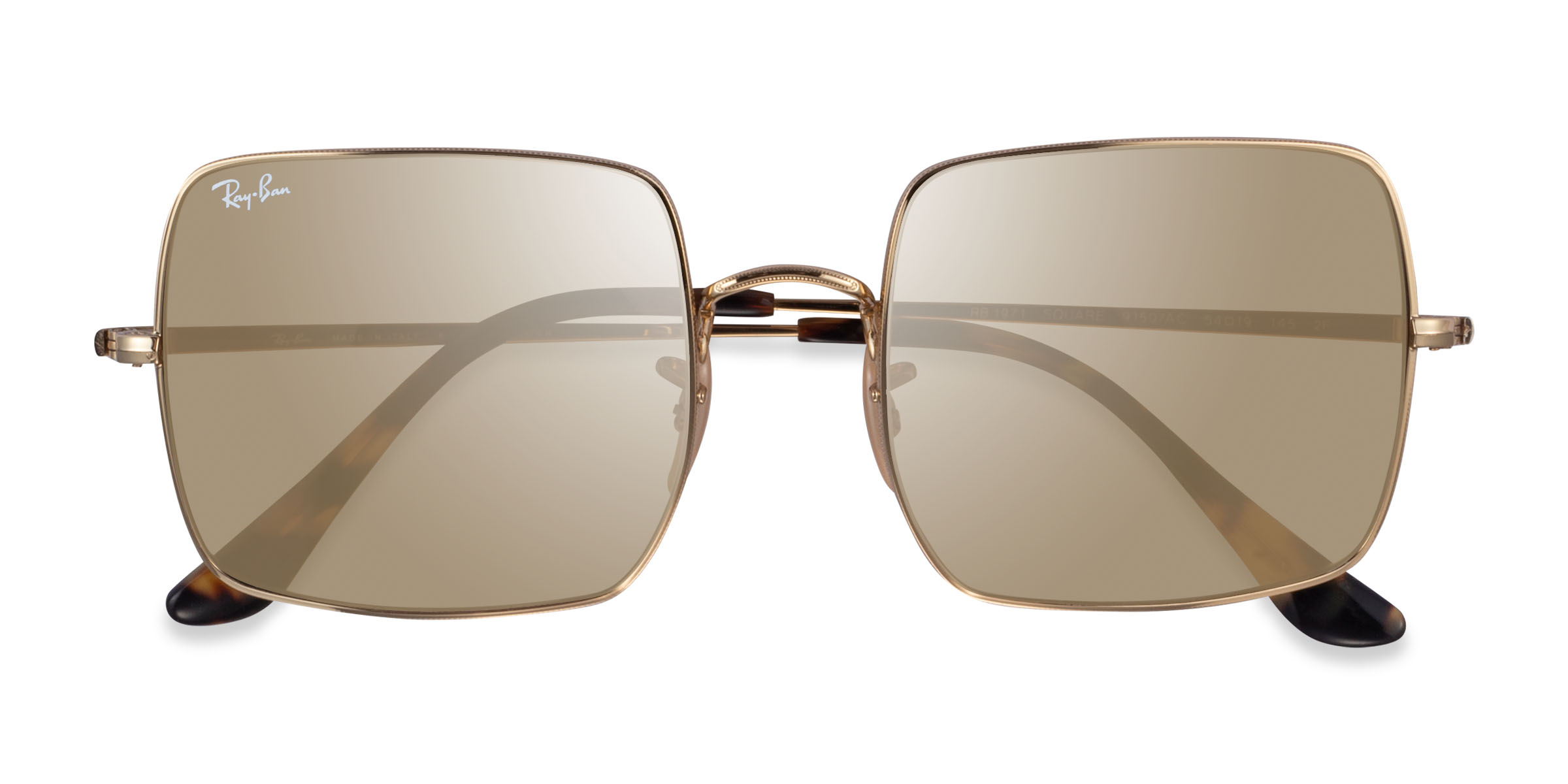 Shiny Gold Ray-Ban RB1971 -  Metal Sunglasses