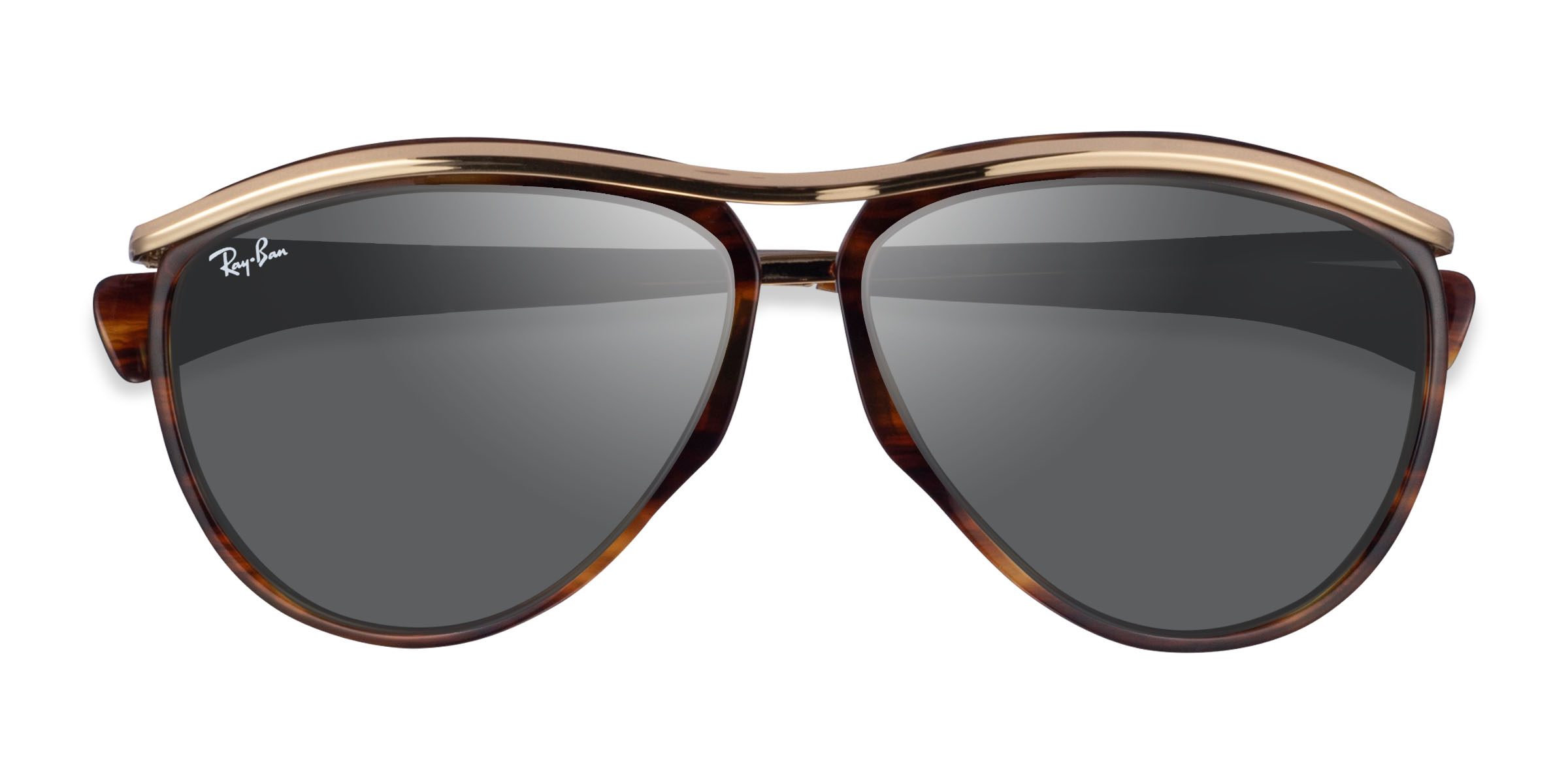 Gold Tortoise Ray-Ban RB2219 -  Métal Lunettes de soleil