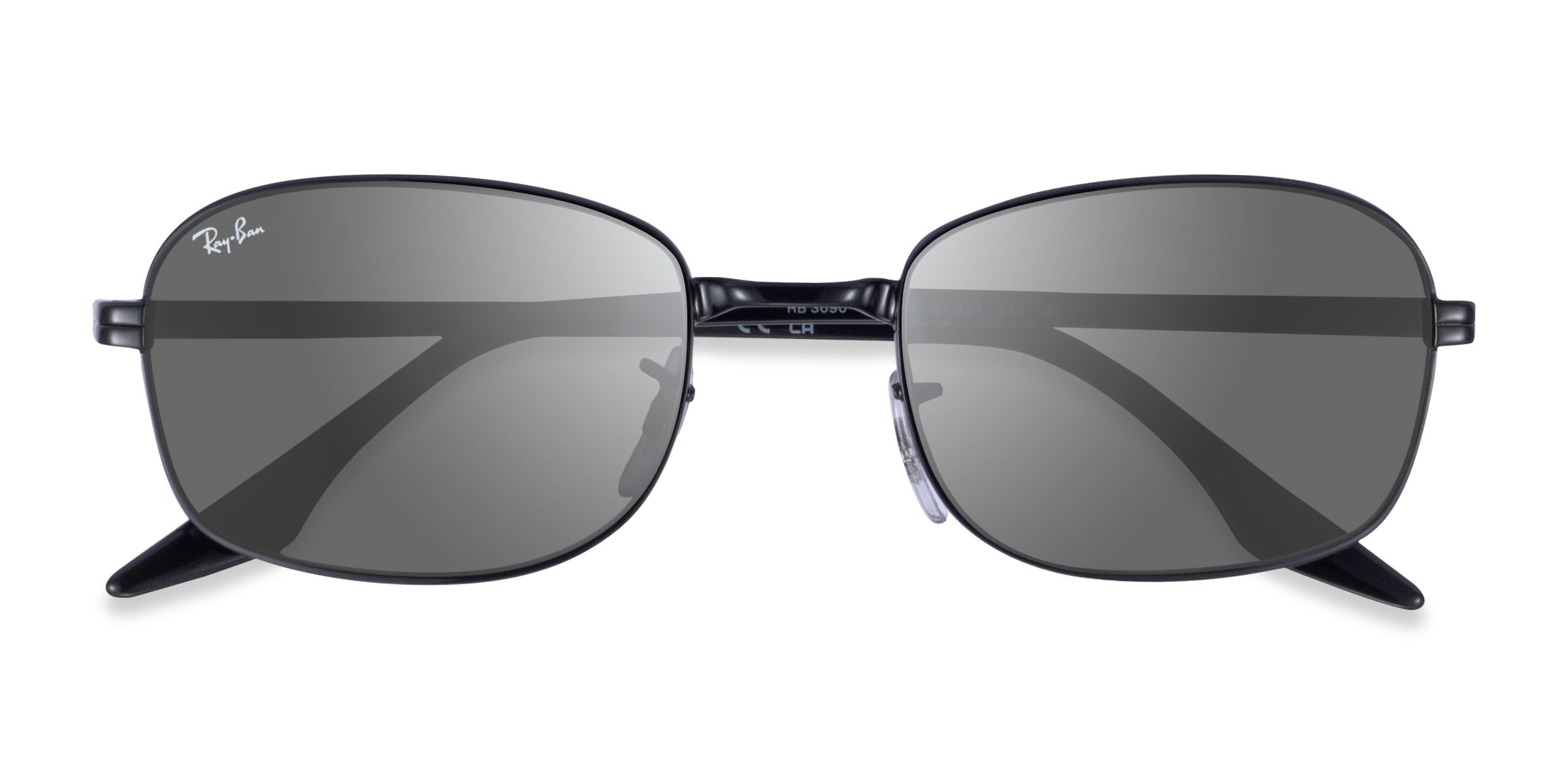 Shiny Black Ray-Ban RB3690 -  Métal Lunettes de soleil