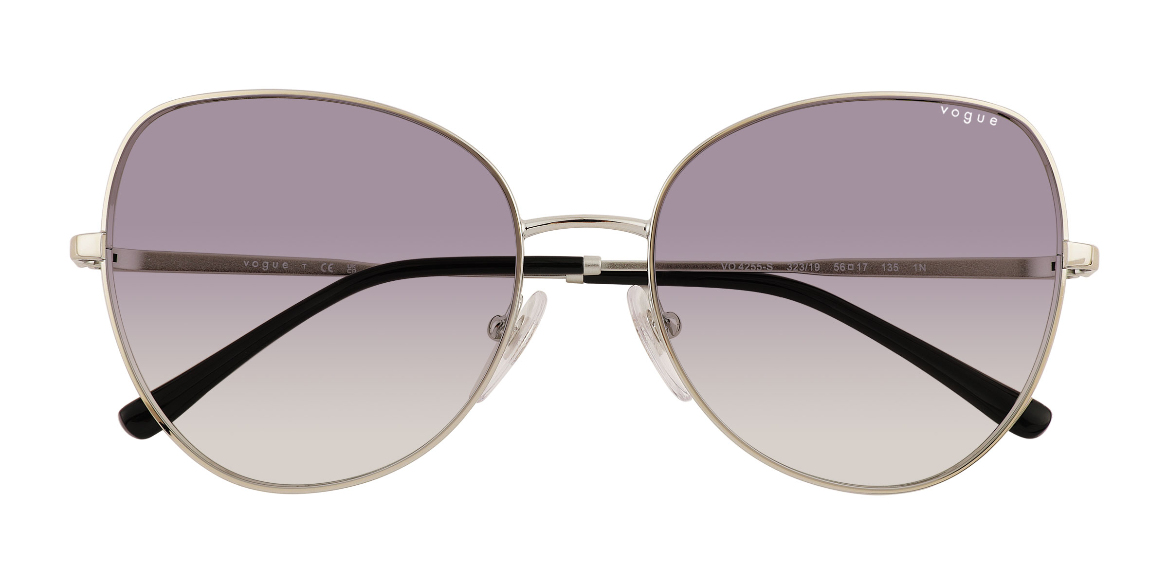 Shiny Silver Vogue Eyewear VO4255S -  Metal Sunglasses