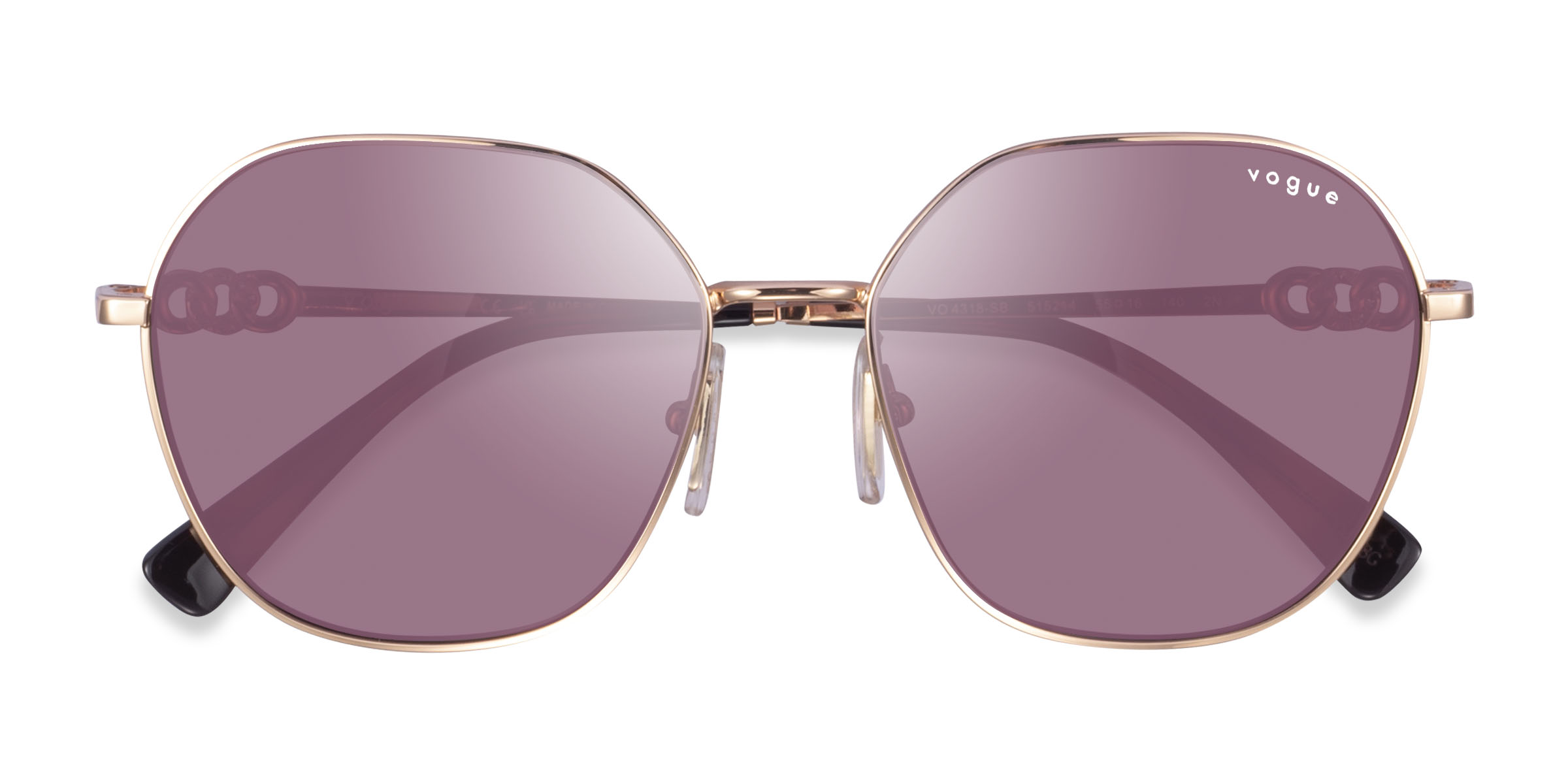 Or rose Vogue Eyewear VO4318SB -  Métal Lunettes de soleil