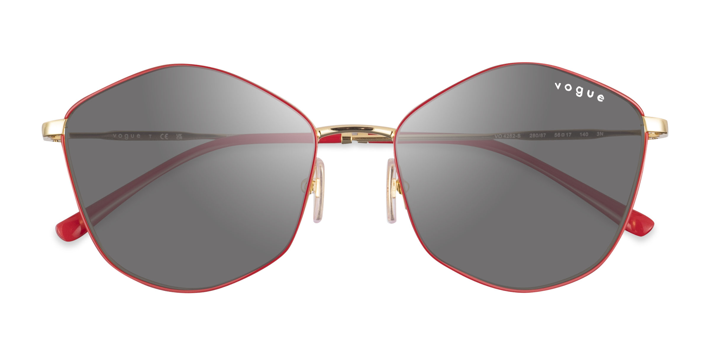 Red Vogue Eyewear VO4282S -  Metal Sunglasses