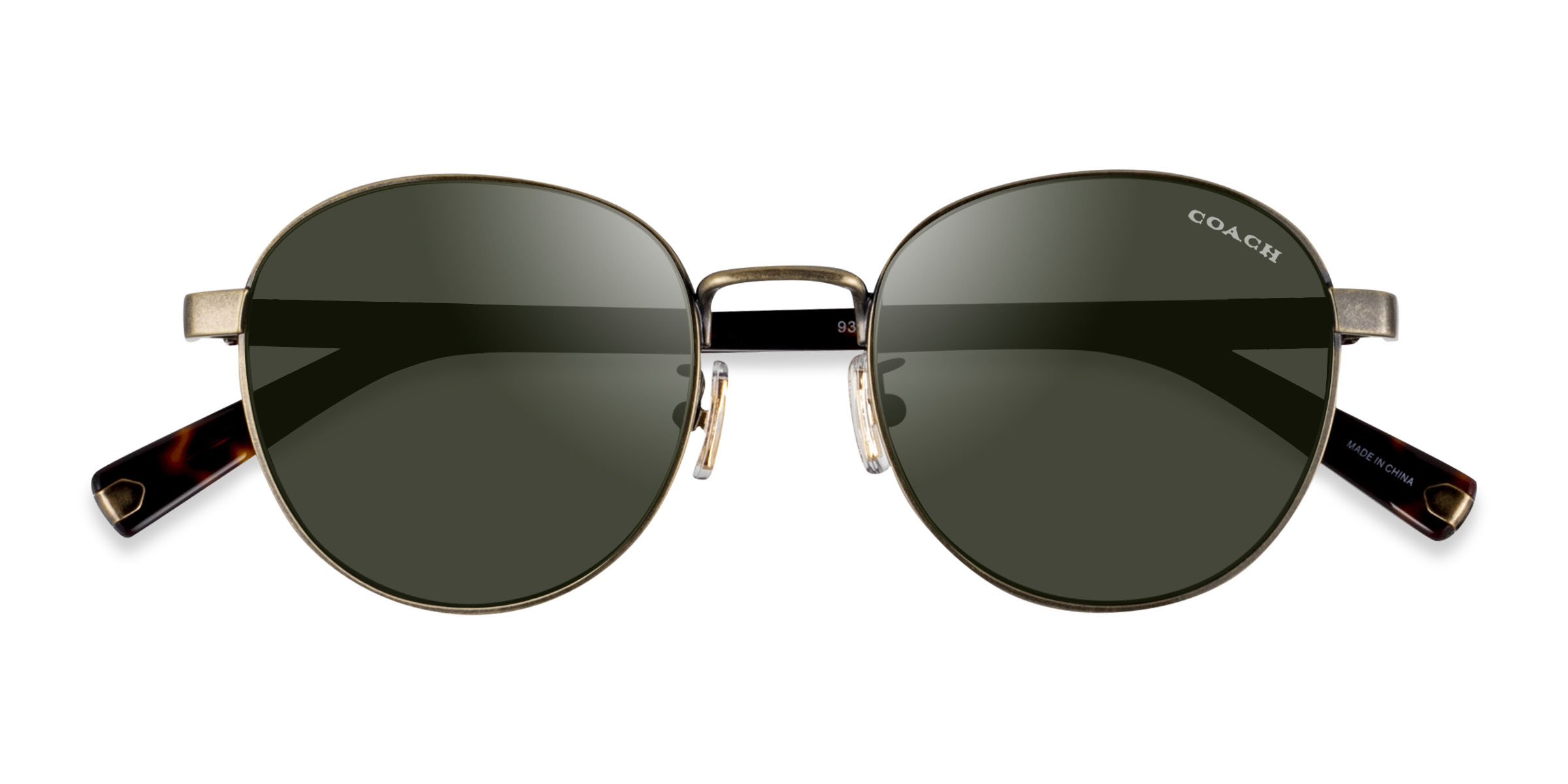 Antique Gold Coach HC7131 C6195 -  Métal Lunettes de soleil