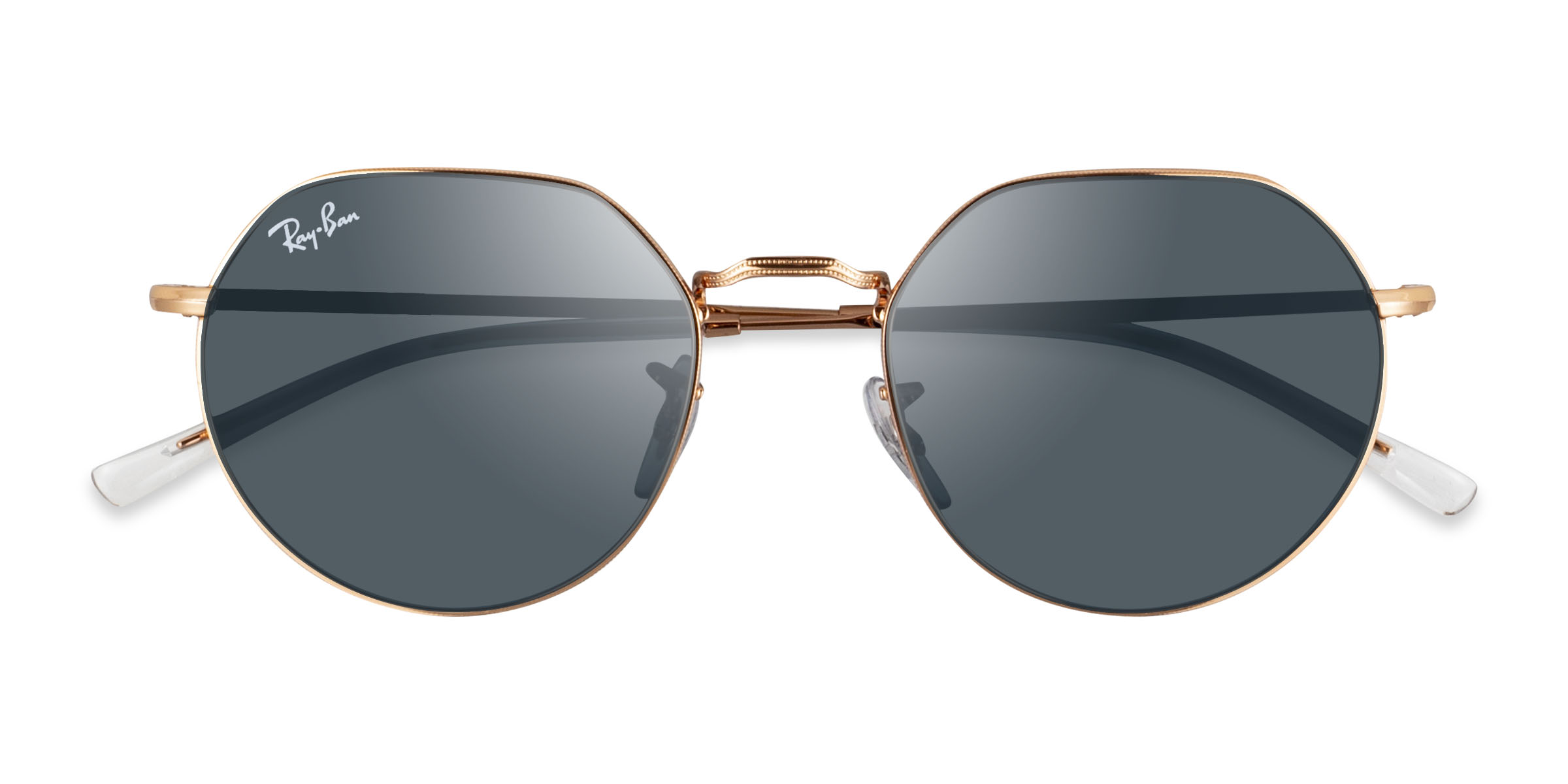Or rose Ray-Ban RB3565 Jack -  Métal Lunettes de soleil