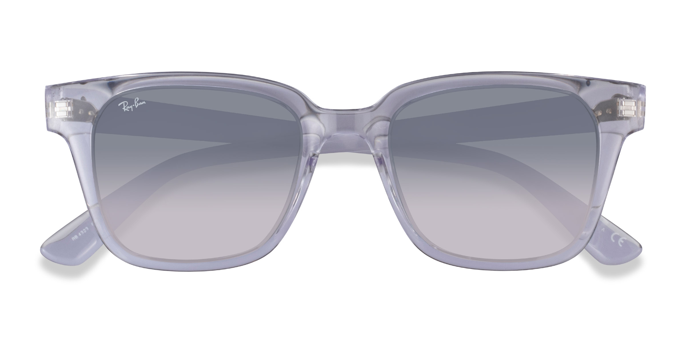 Transparent Ray-Ban RB4323 -  Plastic Sunglasses