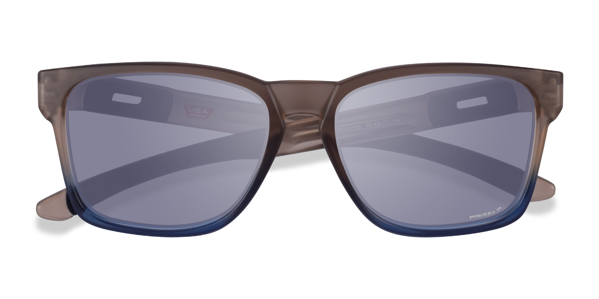 Blue Brown Oakley Catalyst -  Plastique Lunettes de soleil