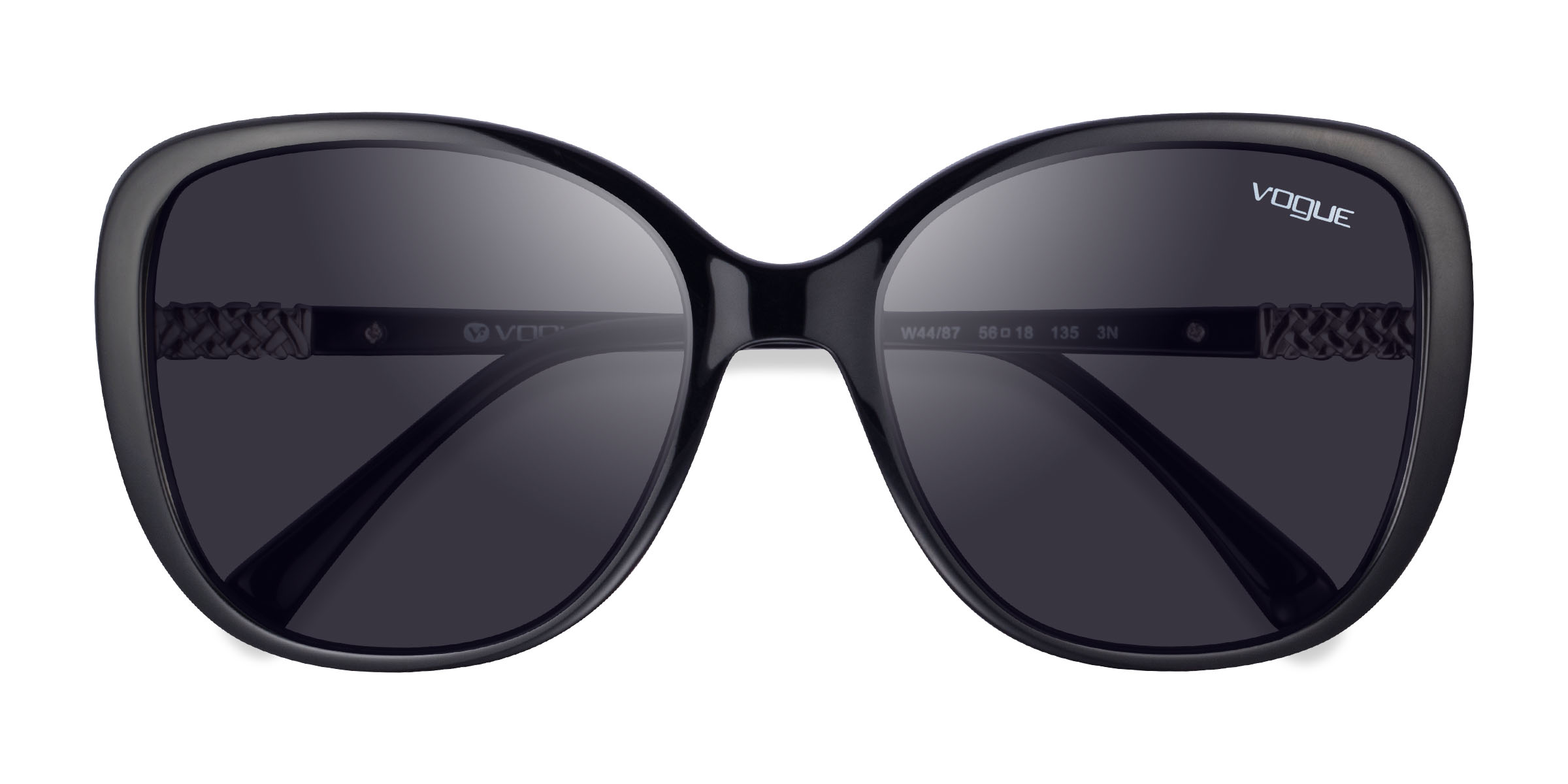 Noir Vogue Eyewear VO5154SB -  Plastique Lunettes de soleil