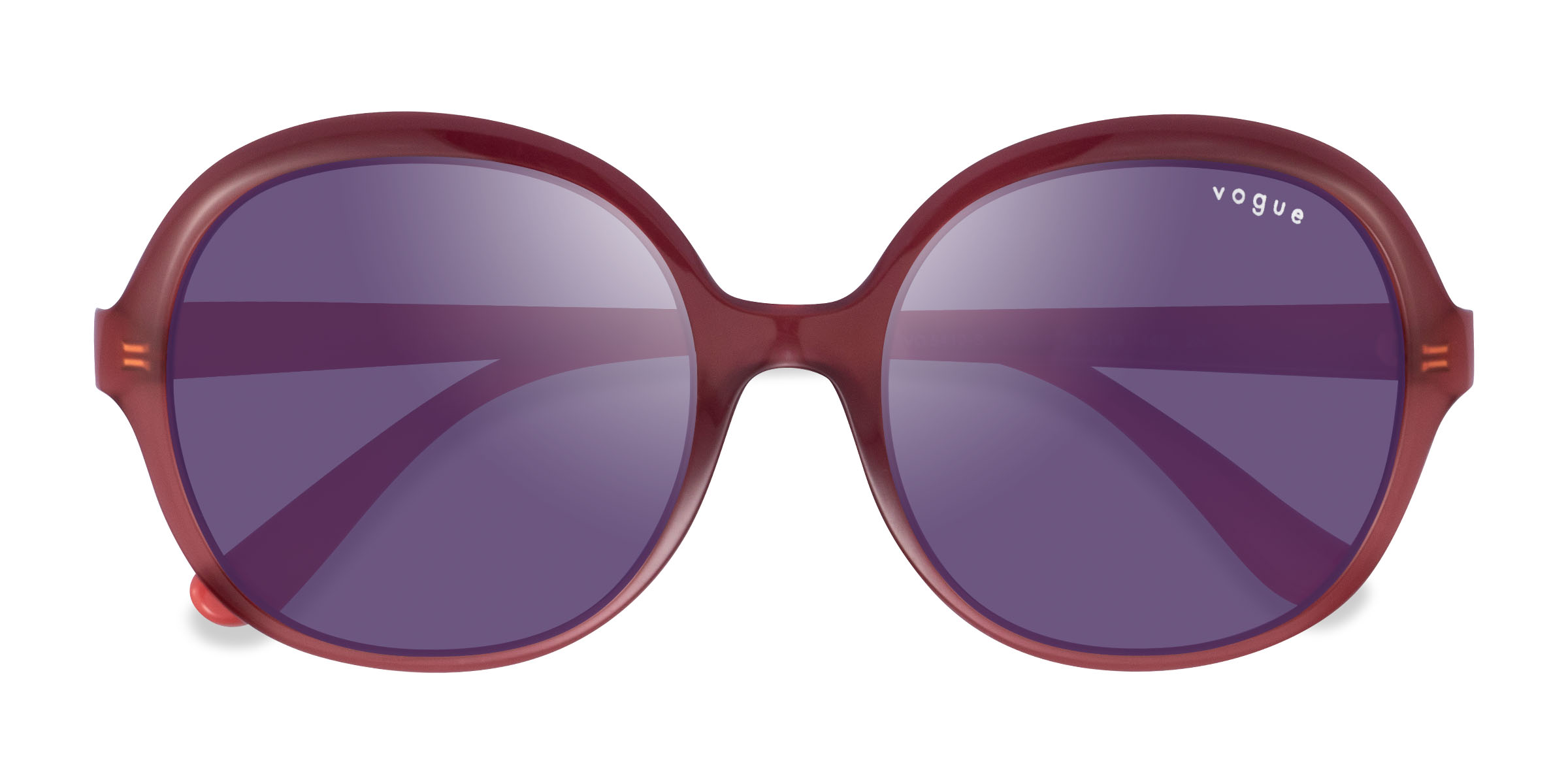 Transparent Burgundy Vogue Eyewear VO5410S -  Plastique Lunettes de soleil
