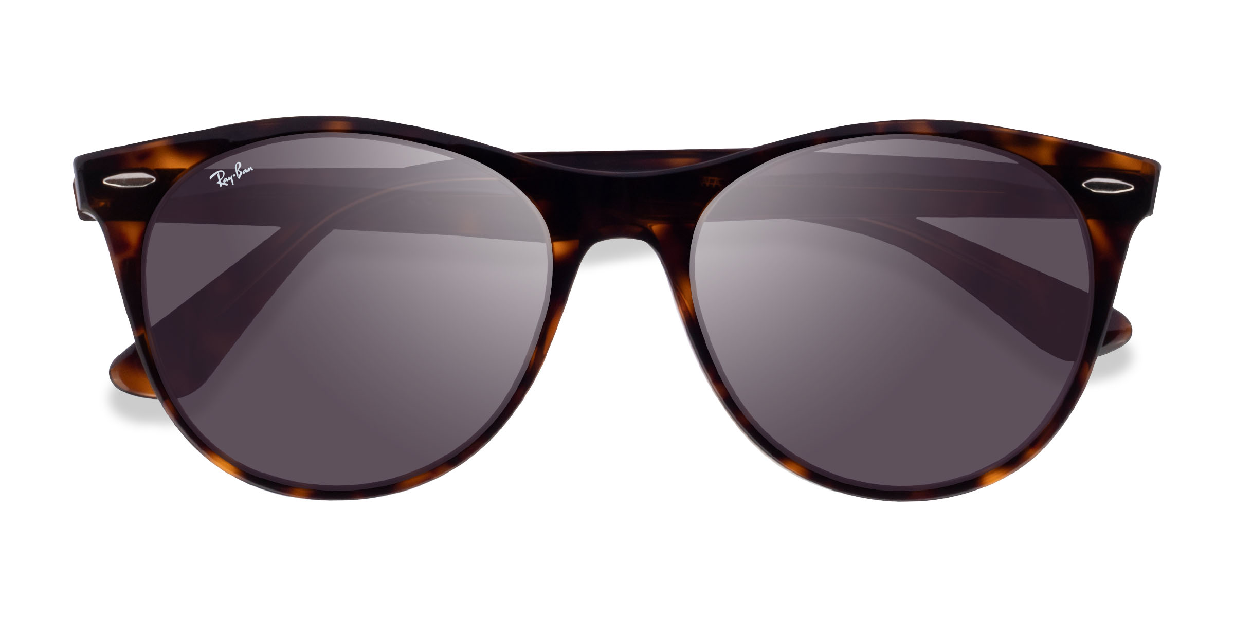 Tortoise On Transparent Brown Ray-Ban RB2185 -  Acétate Lunettes de soleil