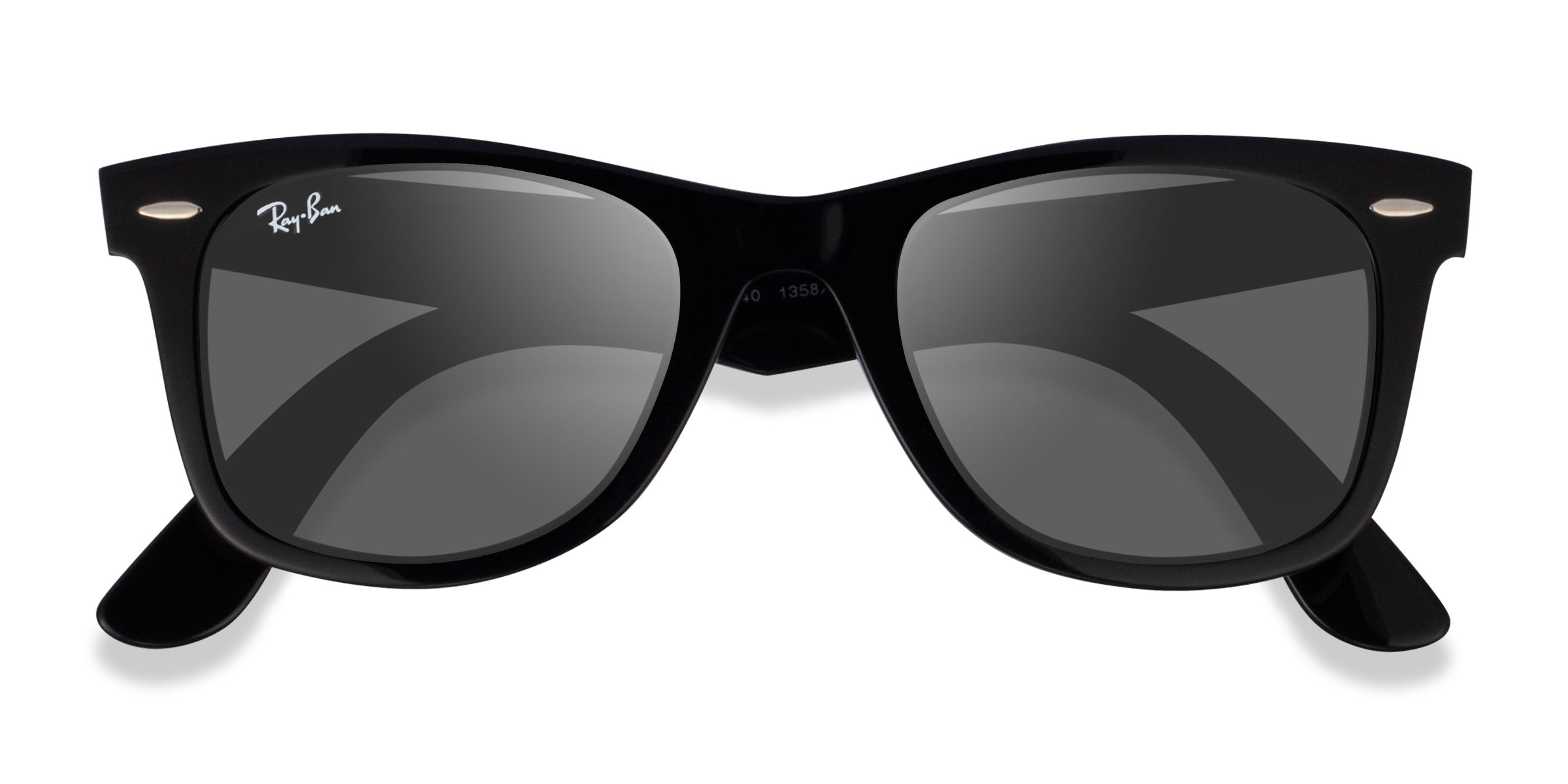 Shiny Black Ray-Ban Wayfarer Change -  Acetate Sunglasses