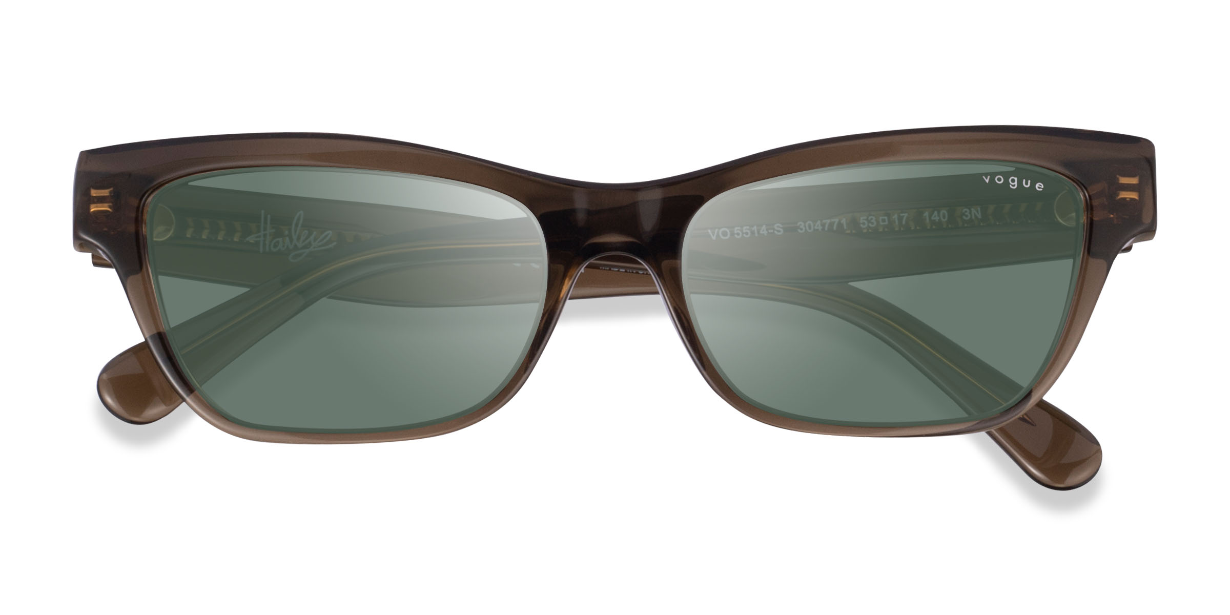 Transparent Dark Khaki Vogue Eyewear VO5514S -  Acétate Lunettes de soleil