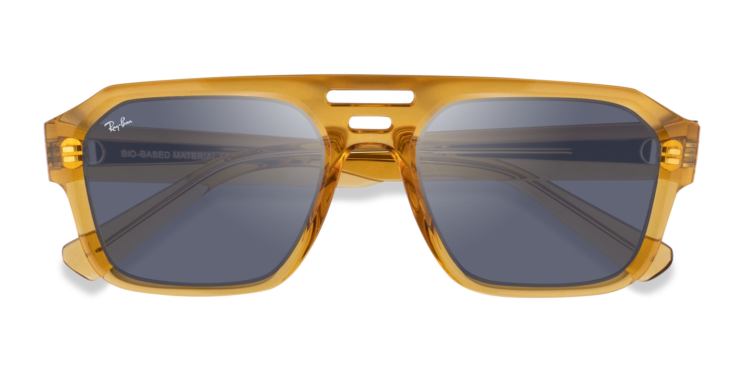Transparent Yellow Ray-Ban RB4397 Corrigan -  Eco-friendly Sunglasses