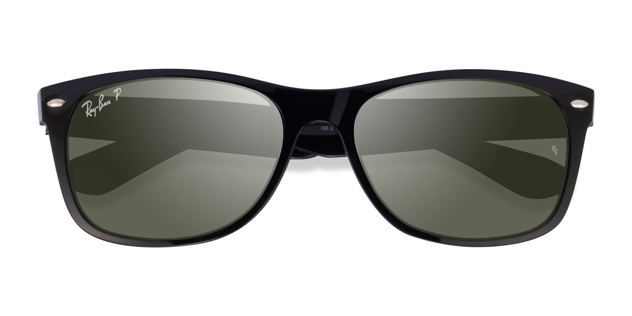 Shiny Black Ray-Ban RB2132 -  Plastique Lunettes de soleil