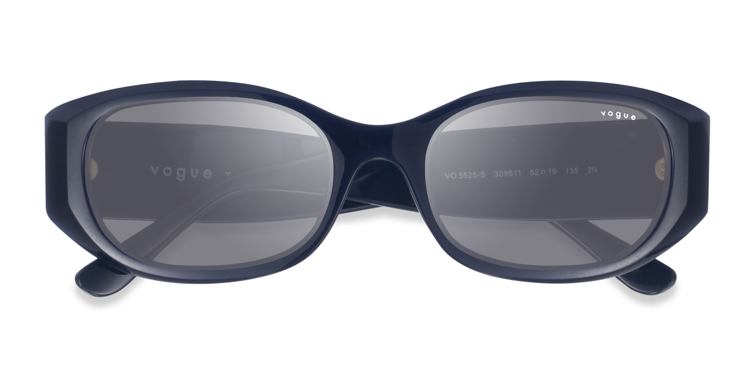 Bleu marine Vogue Eyewear VO5525S - Plastique Lunettes de soleil