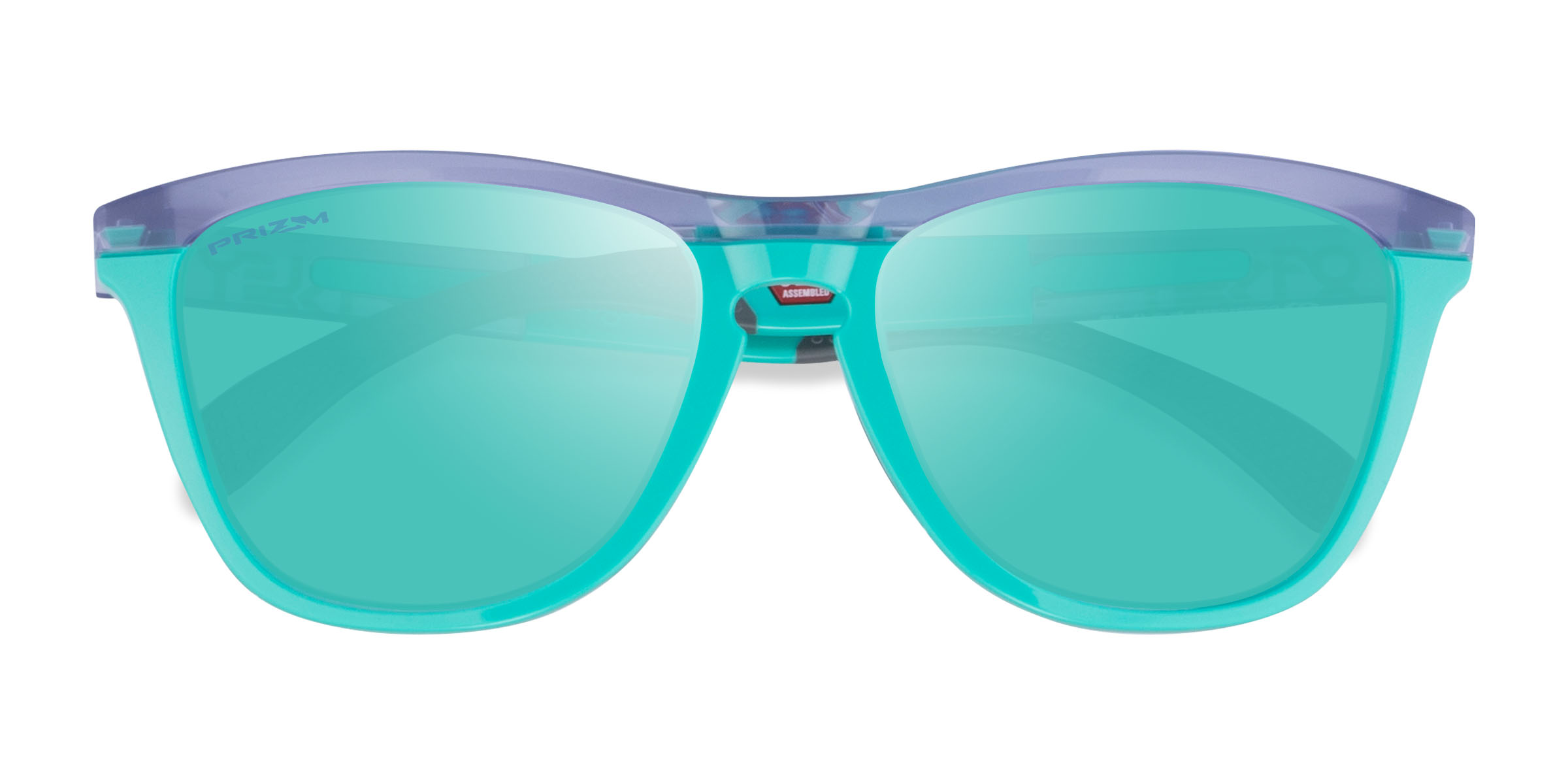 Clear Purple Green Oakley OO9284 Frogskins Tm -  Plastique Lunettes de soleil