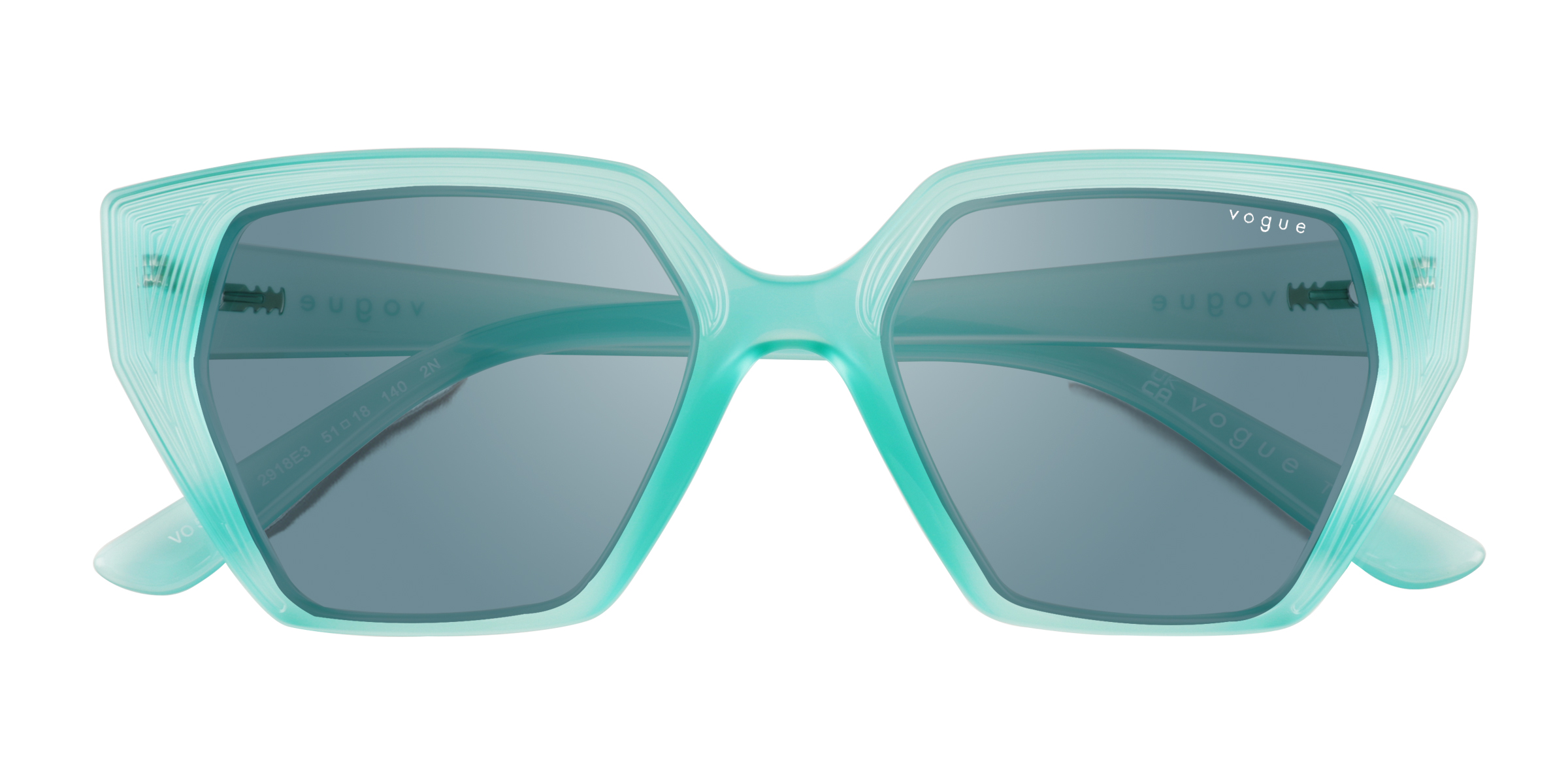 Vert Vogue Eyewear VO5376S -  Plastique Lunettes de soleil