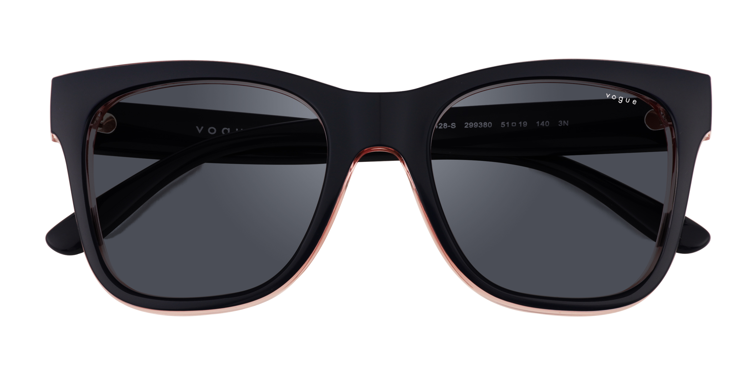 Dark Blue Floral Vogue Eyewear VO5428S -  Plastique Lunettes de soleil