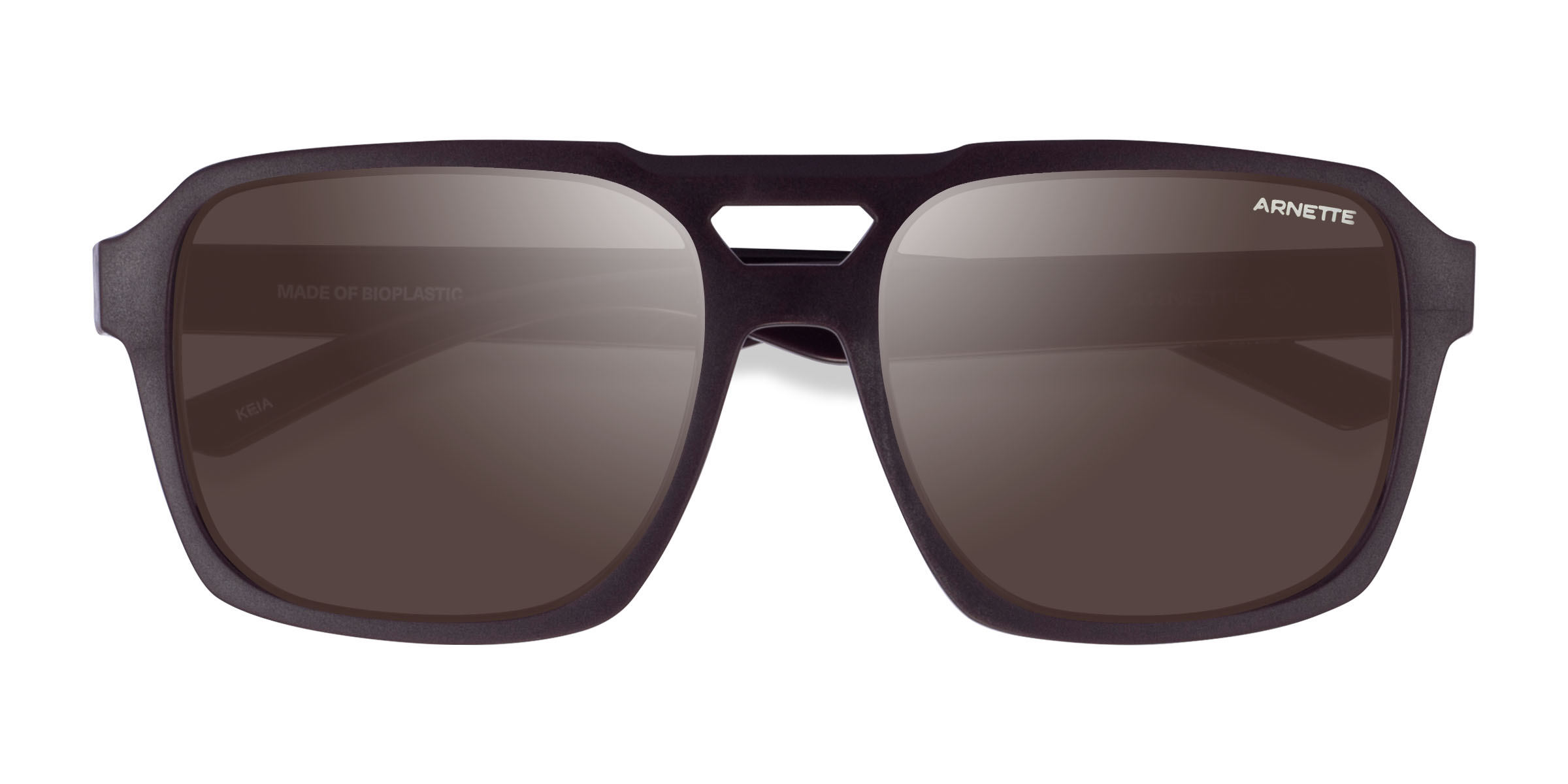 Matte Brown ARNETTE Keia -  Plastic Sunglasses