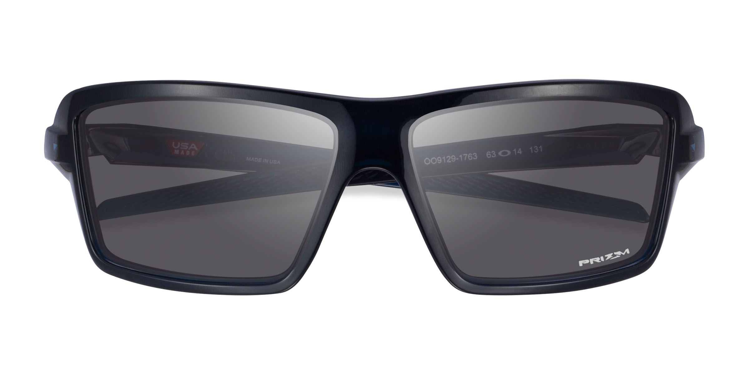 Clear Blue Oakley Cables -  Plastique Lunettes de soleil