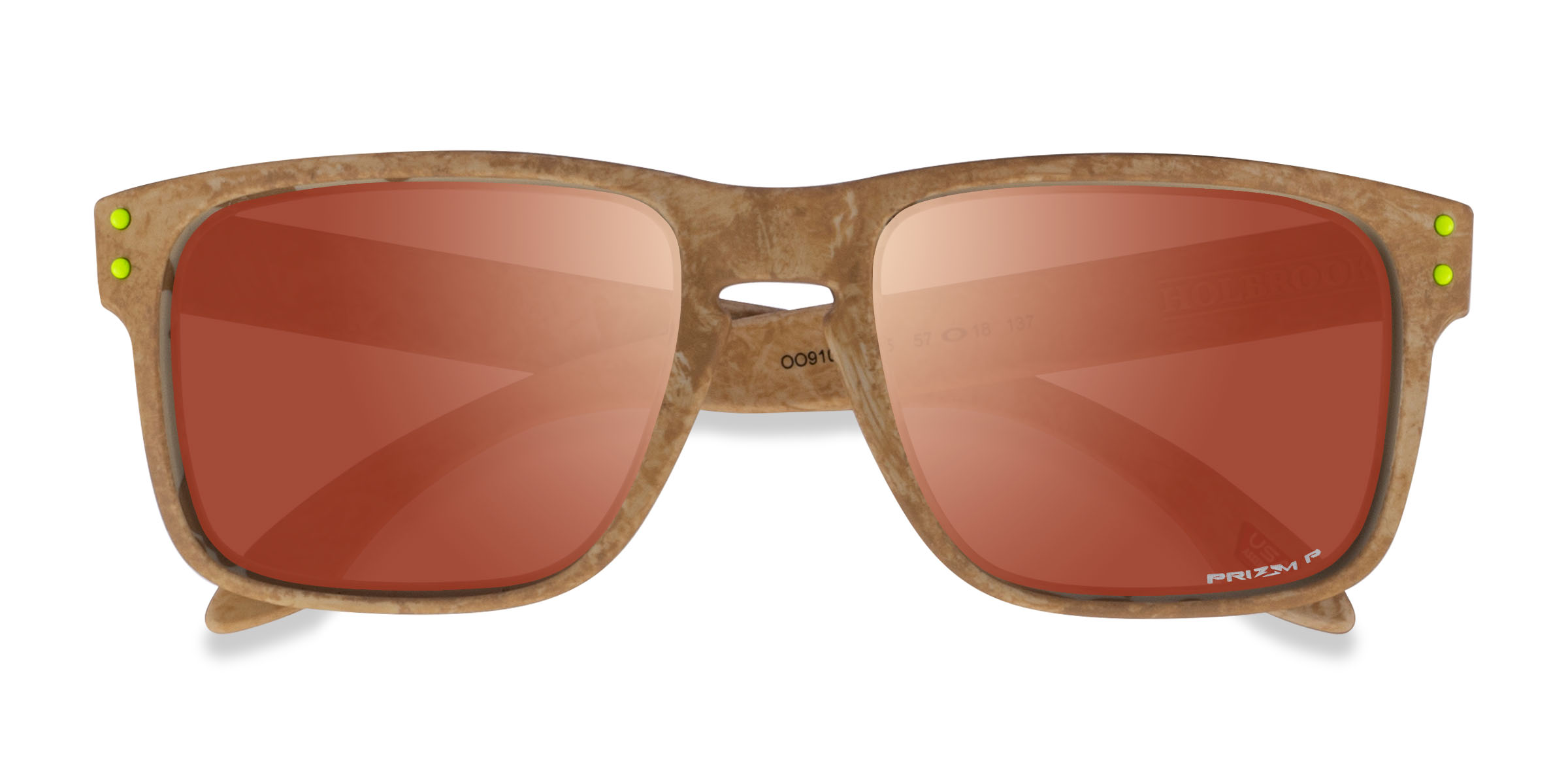 Light Brown Oakley OO9102 Holbrook -  Plastique Lunettes de soleil