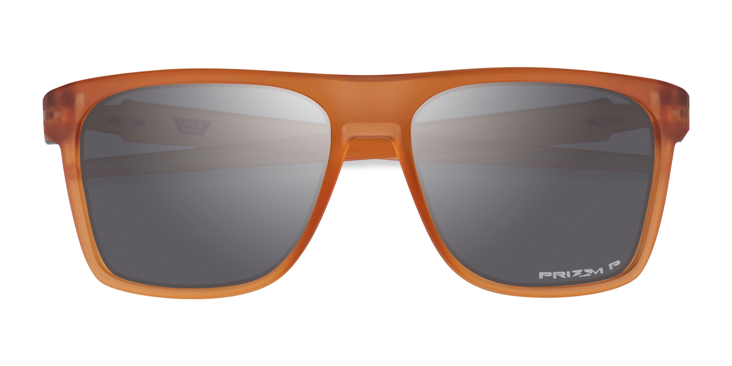 Matte Clear Orange Oakley Leffingwell -  Plastic Sunglasses