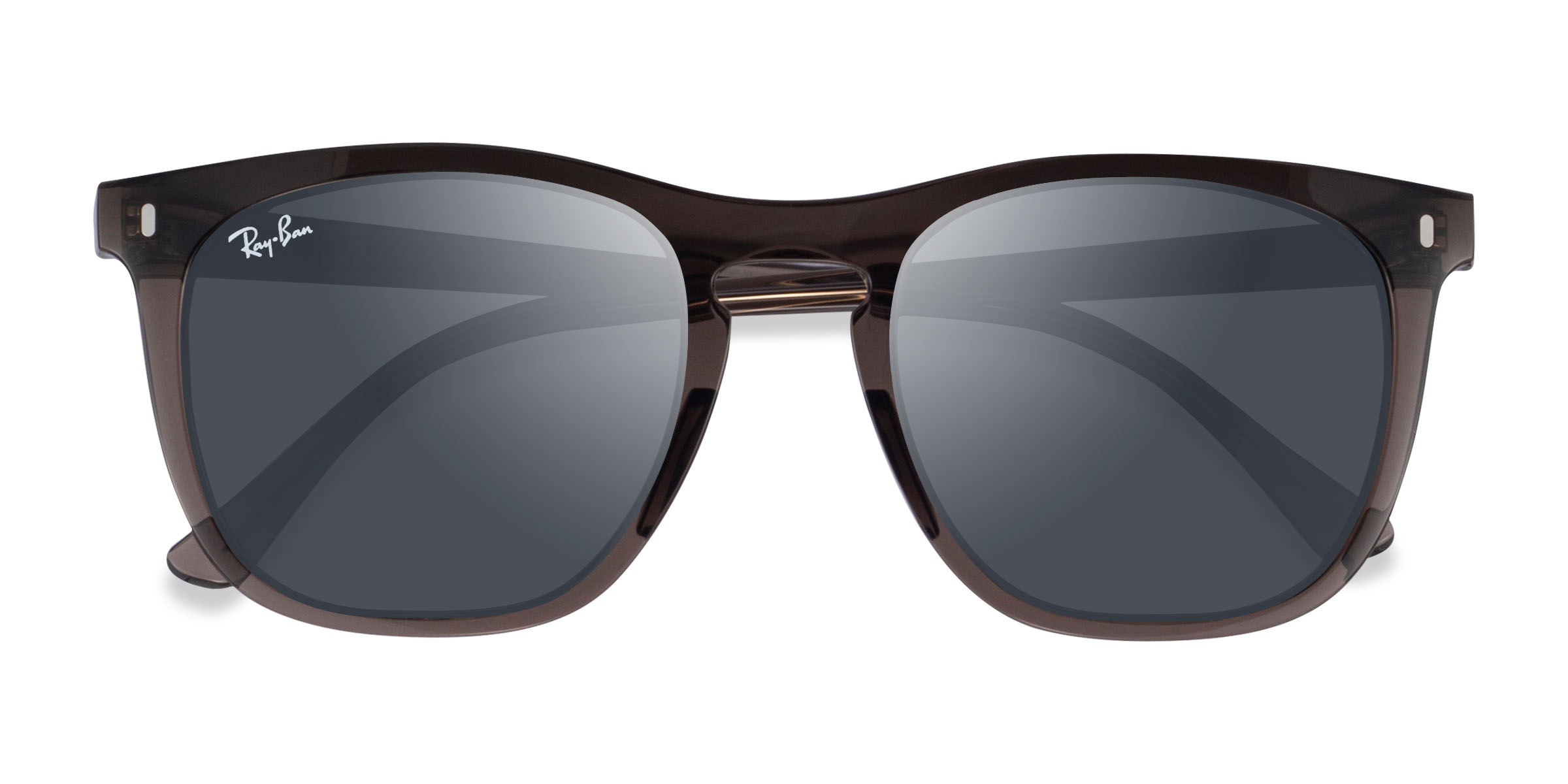 Clear Dark Brown Ray-Ban RB2210 -  Plastic Sunglasses